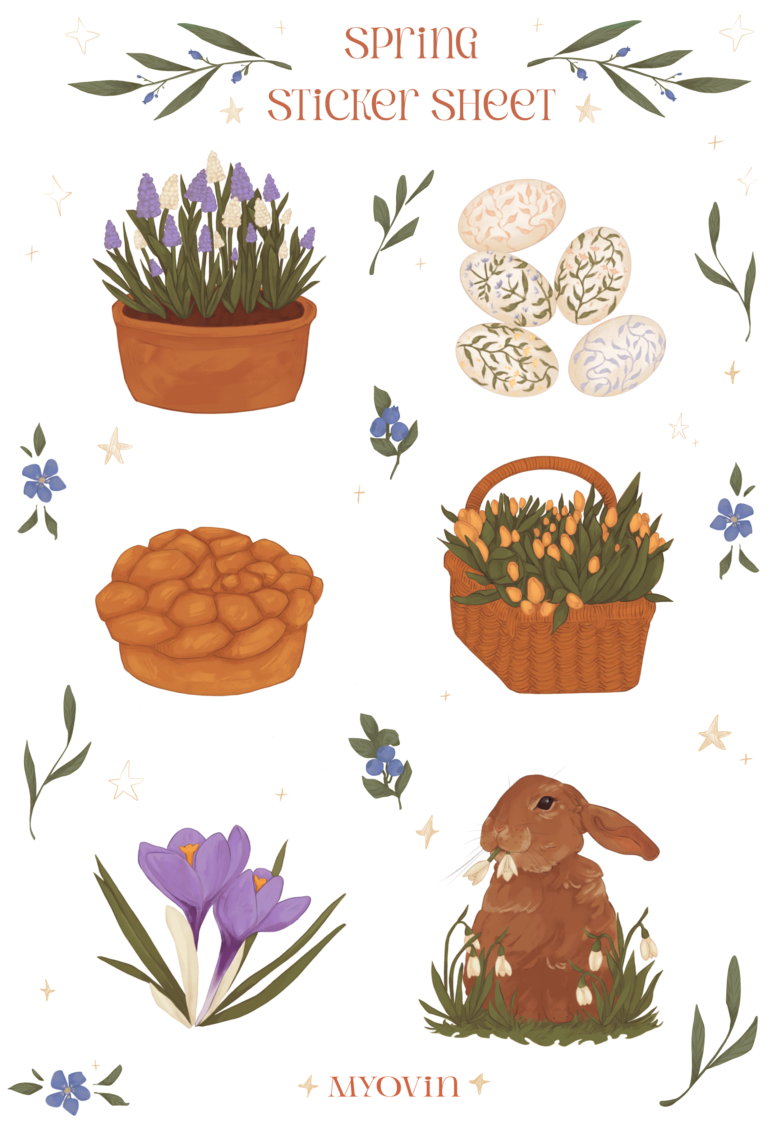 Sticker Sheet 'Spring'