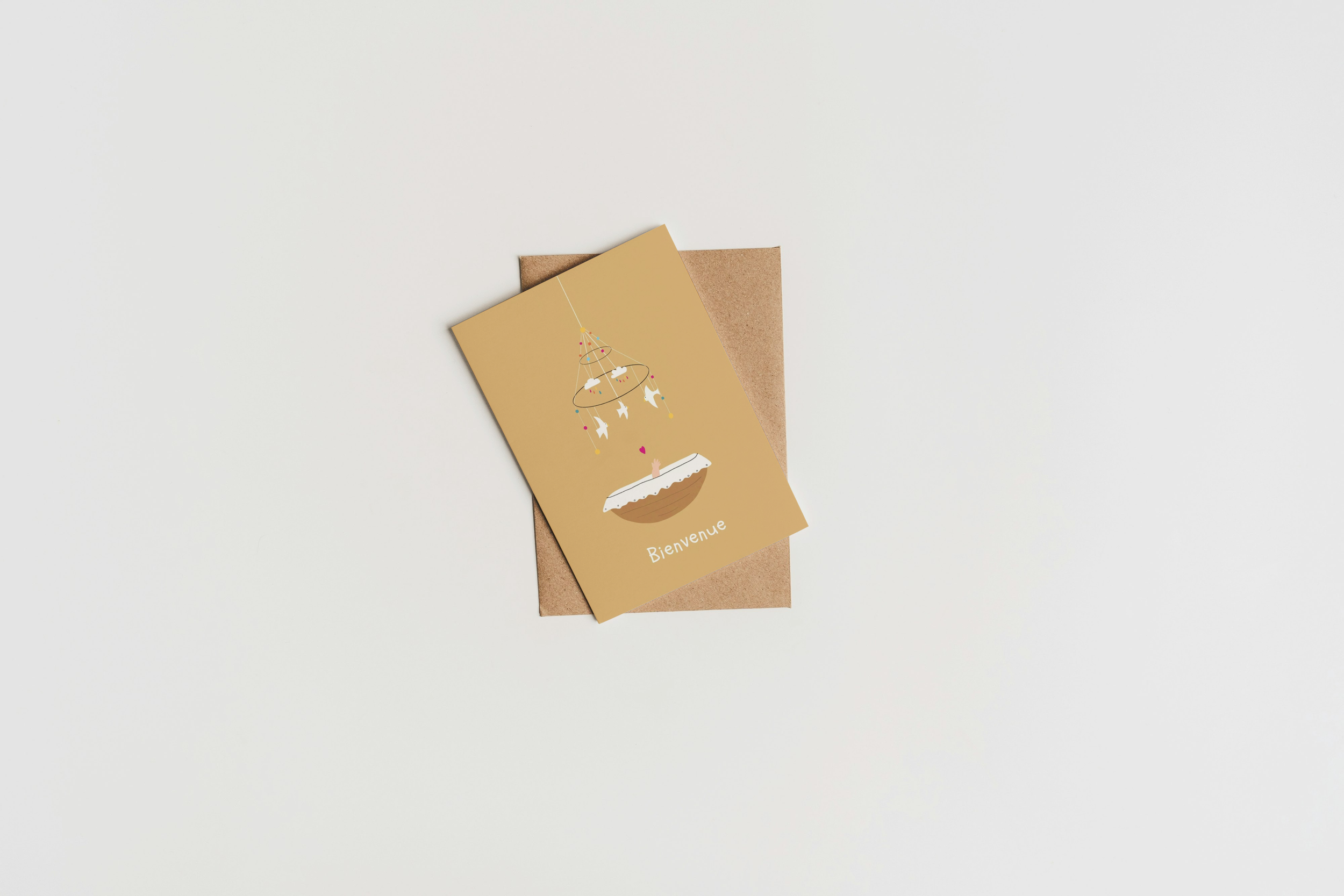 Carte de voeux Bienvenue