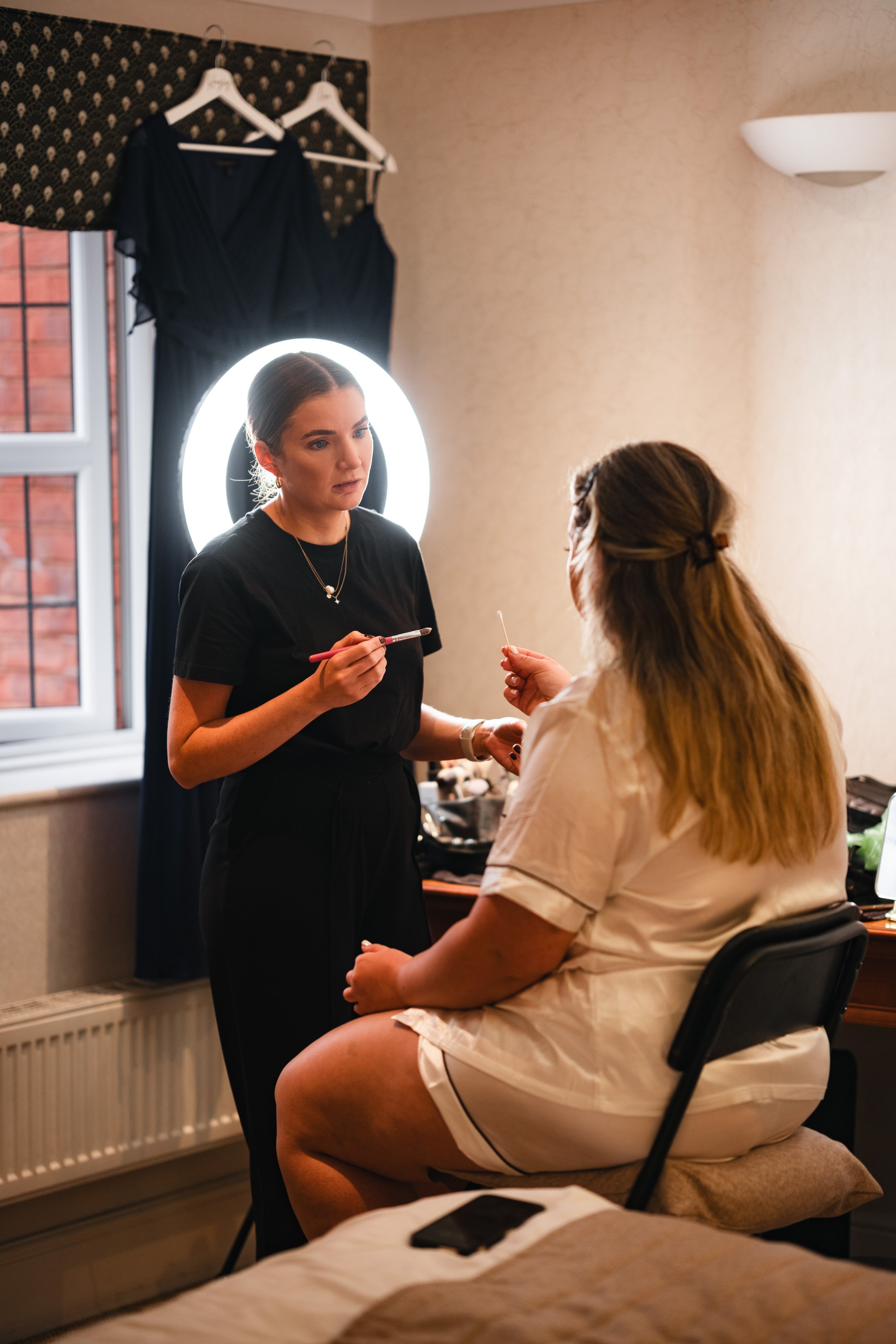 The Barns Cannock Wedding Photographer Photography Bridal Prep Stafforshire.JPG