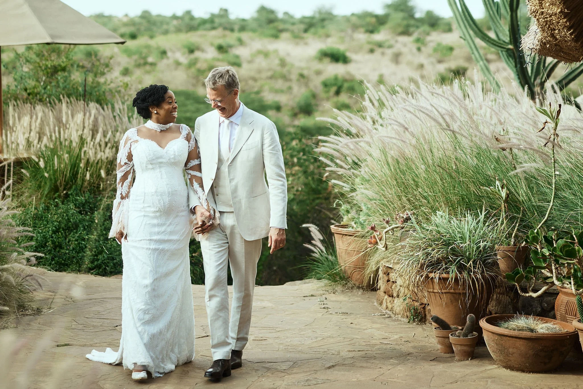 Safari destination wedding at Nairobi National park