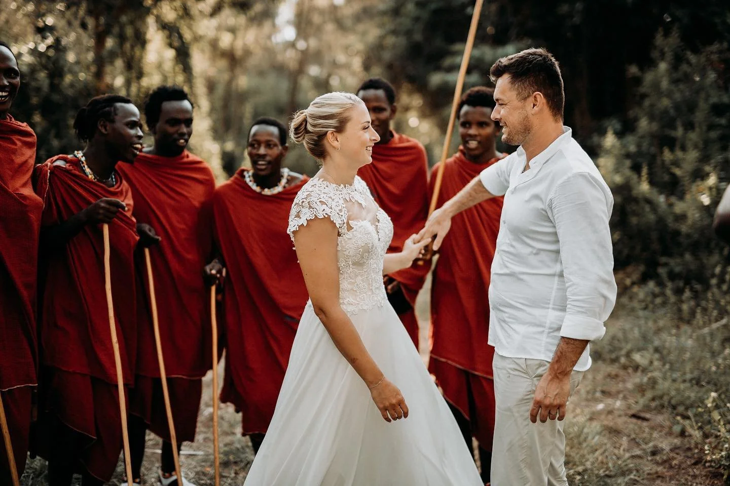 Zanzibar elopement couple