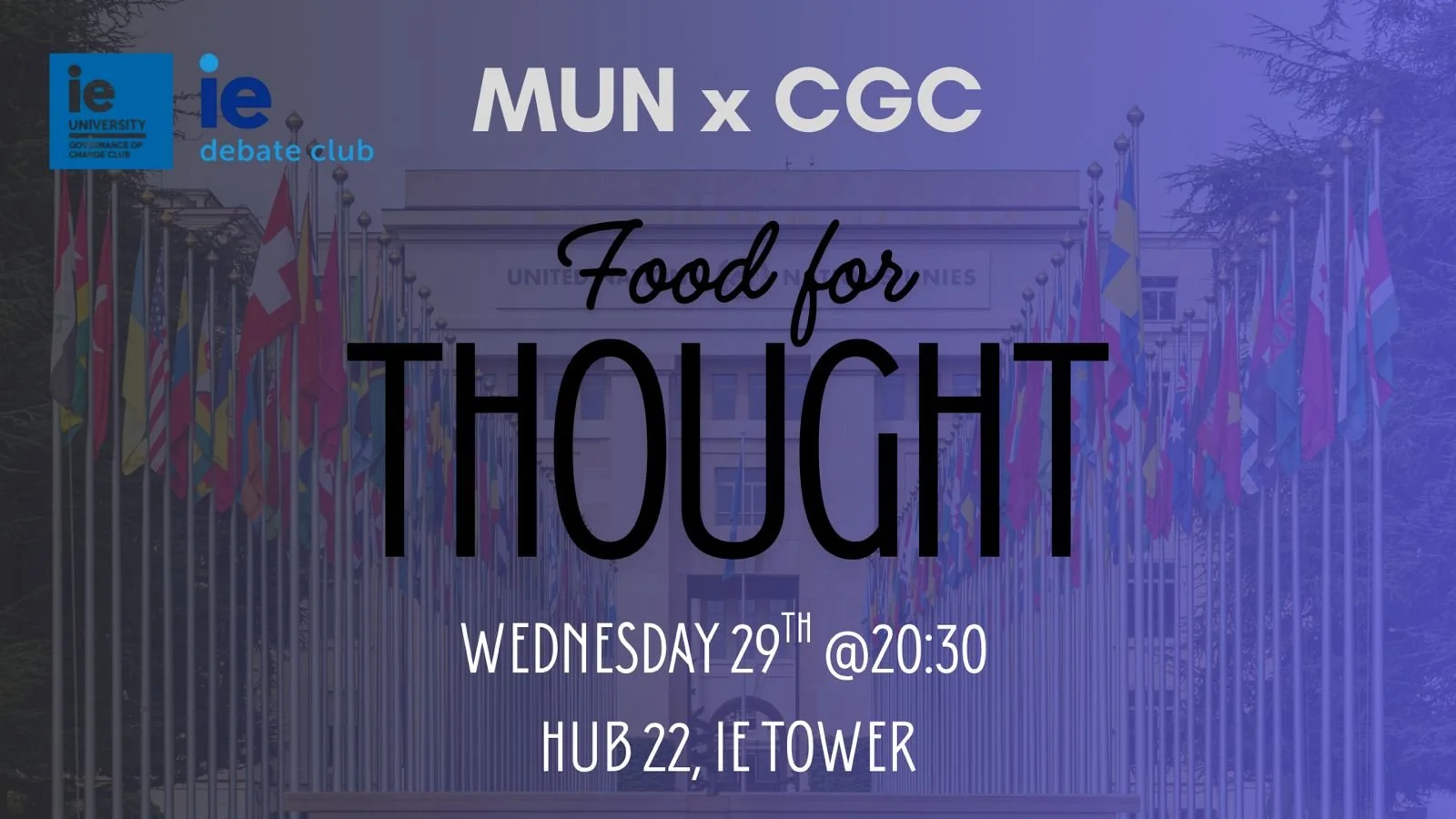Food for thought: GCC x MUN