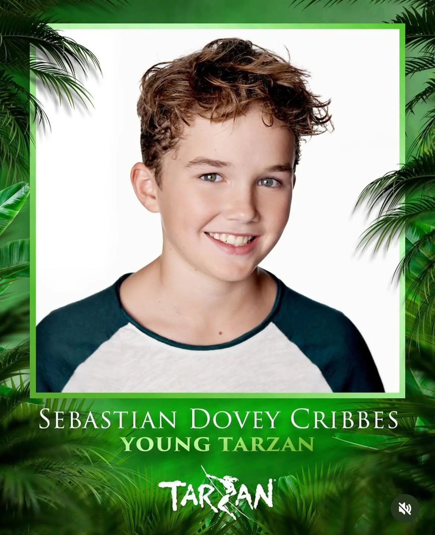 A Huge Chookas to our very own @sebdoveycribbes for the upcoming season of Tarzan, playing Young Tarzan! @tarzanstagemusical @sebdoveycribbes @centrestage_agency 

We are cheering you on loud and proud at the studios! 💚