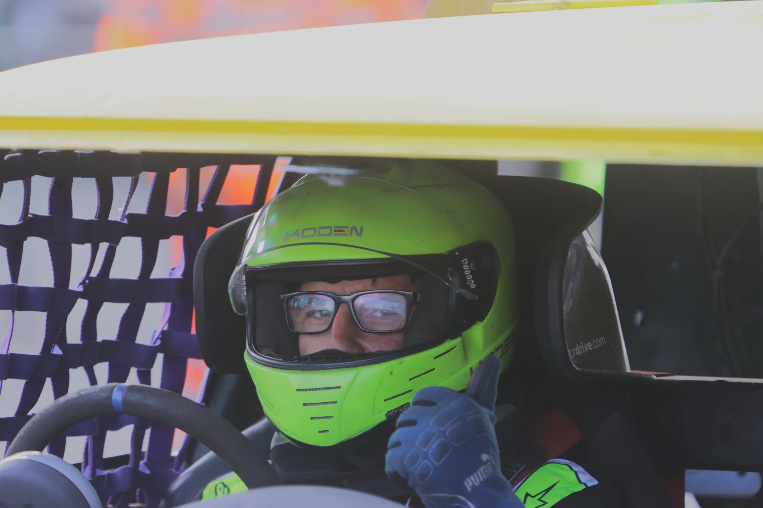 Strapped in and ready to go