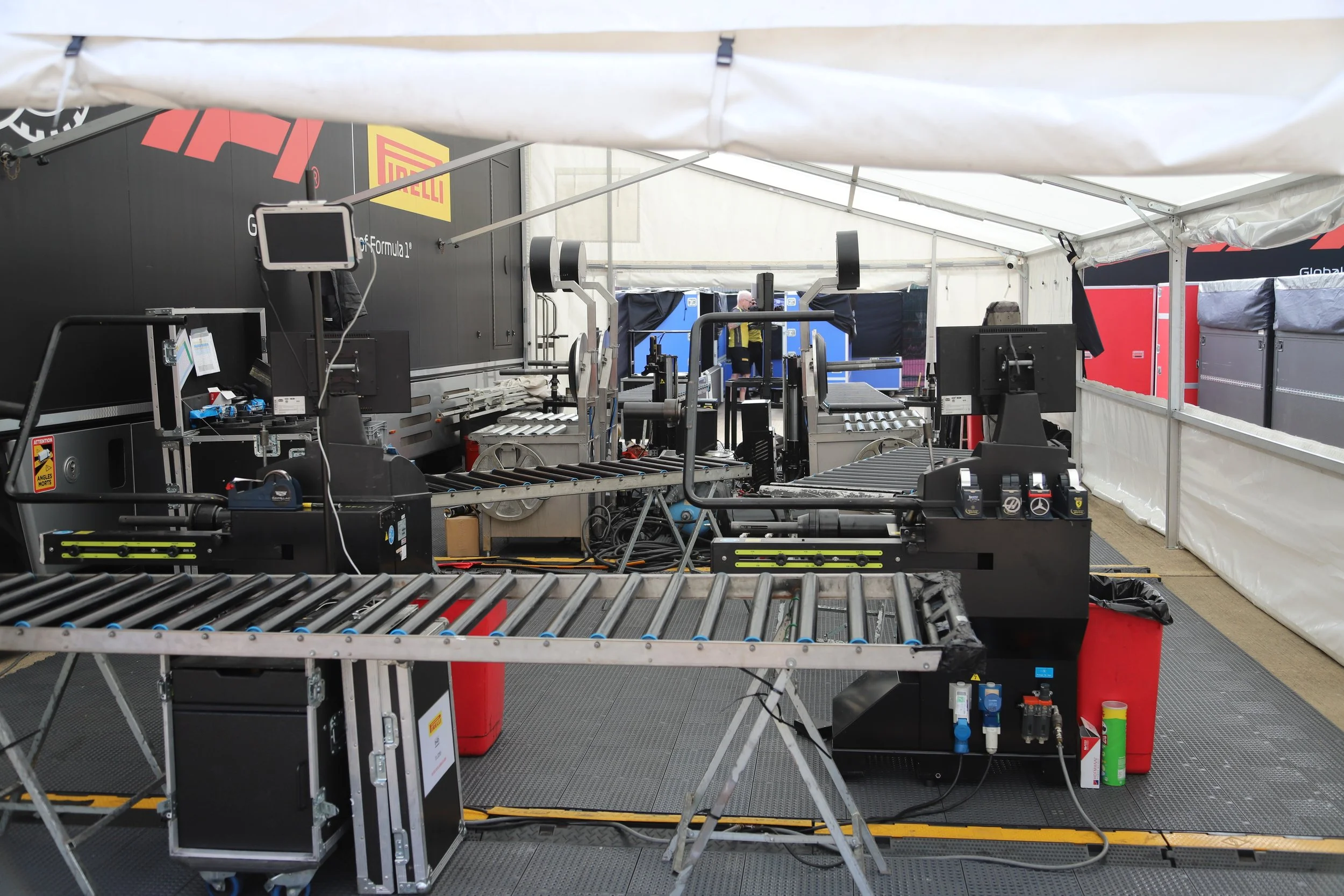 F1 Pits at the British GP at Silverstone 2026