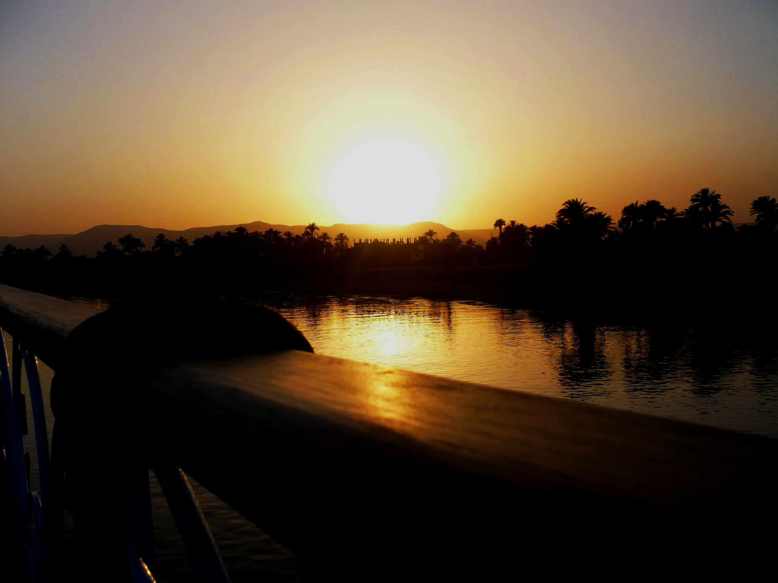 Sunset on the River Nile, Egypt