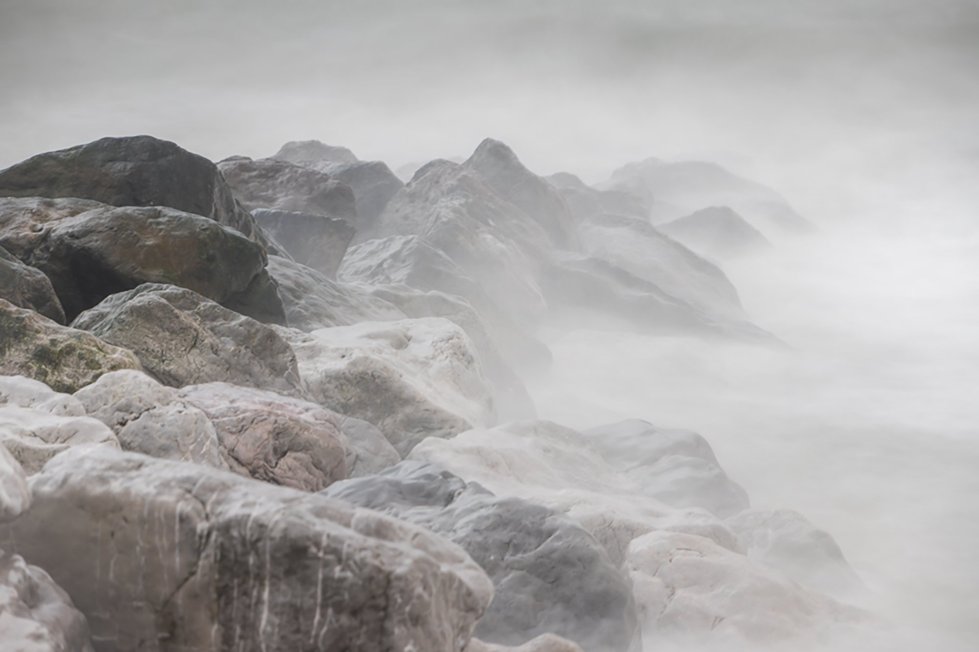 Long exposure seascape at Hythe, Kent