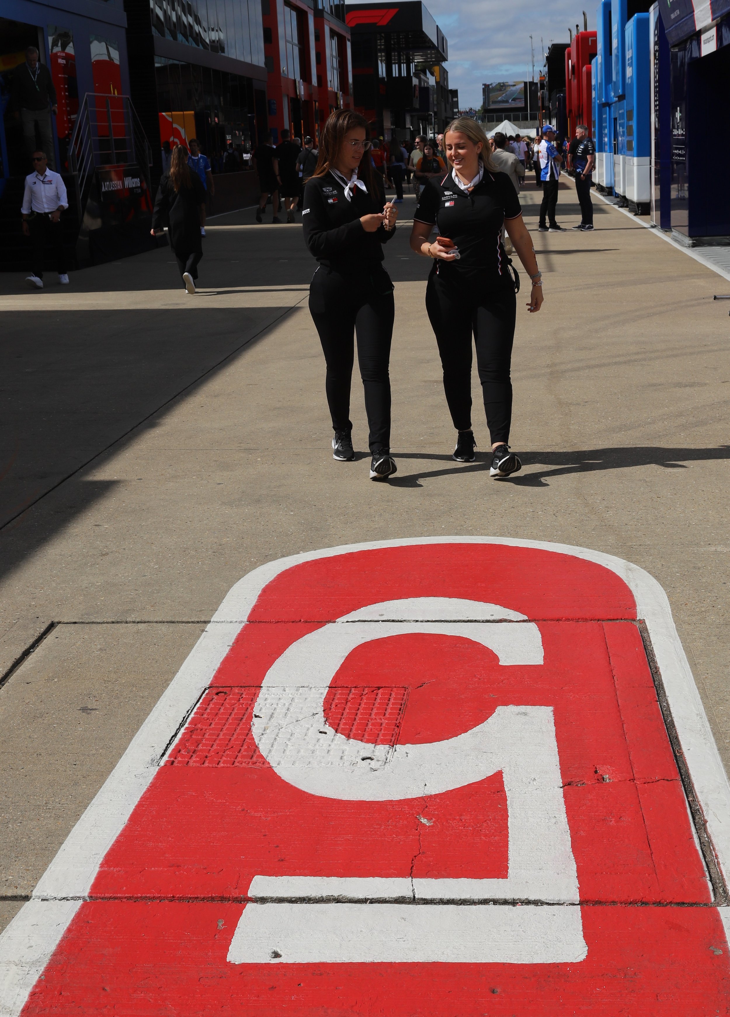 F1 Pits at the British GP at Silverstone 2026