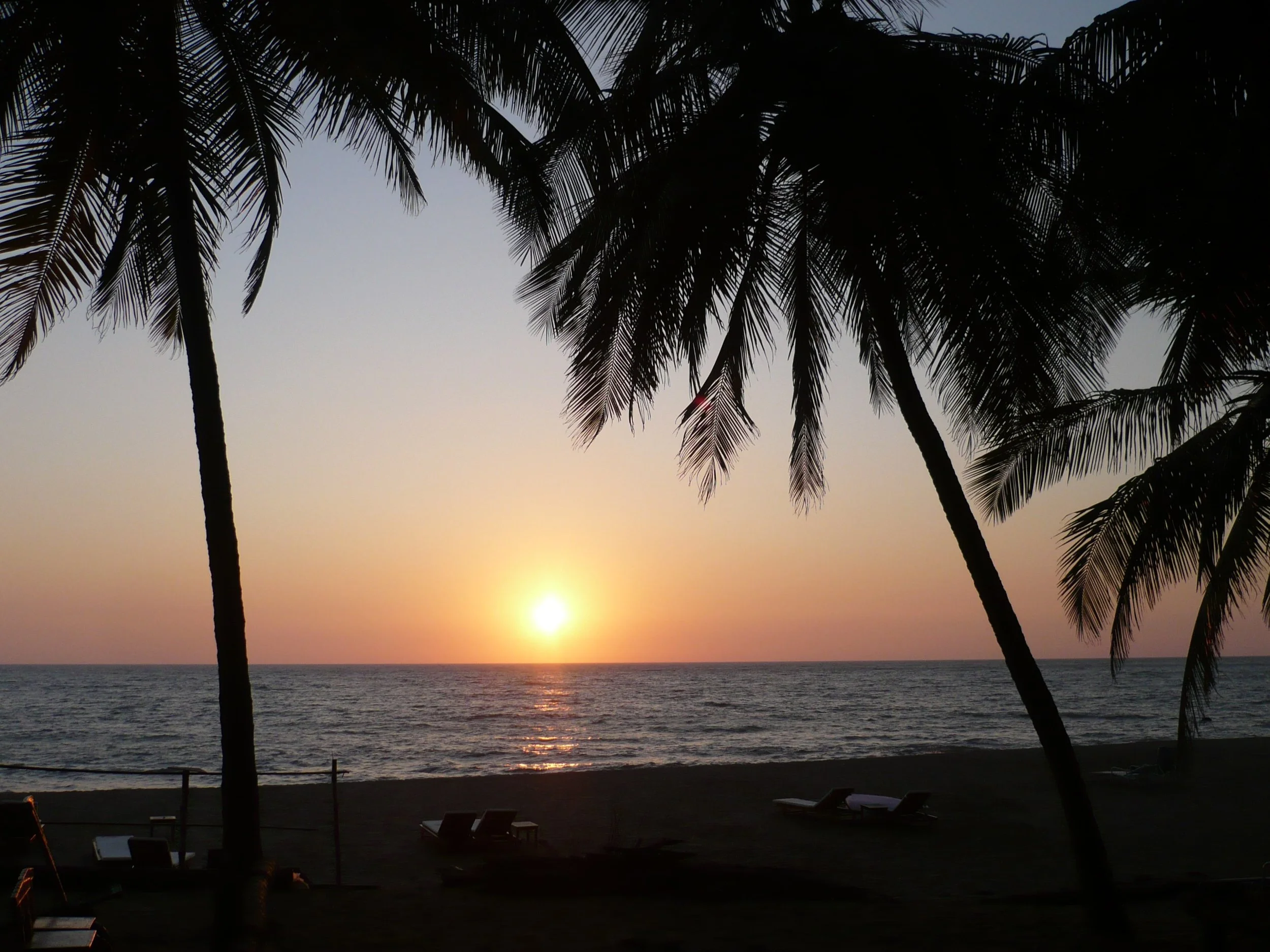 Sunset at Colva Beach, Goa, India