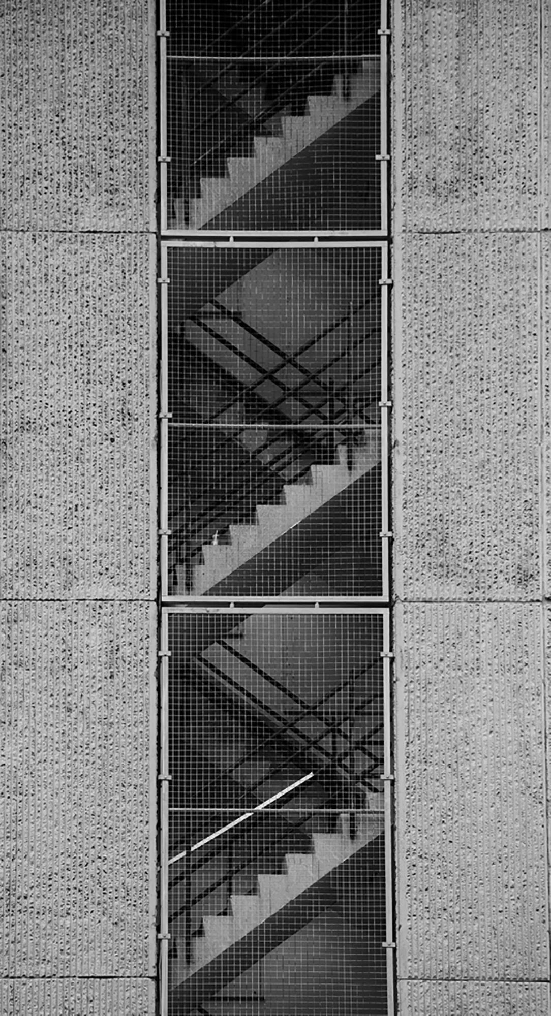 Concrete stairs in Folkestone, Kent