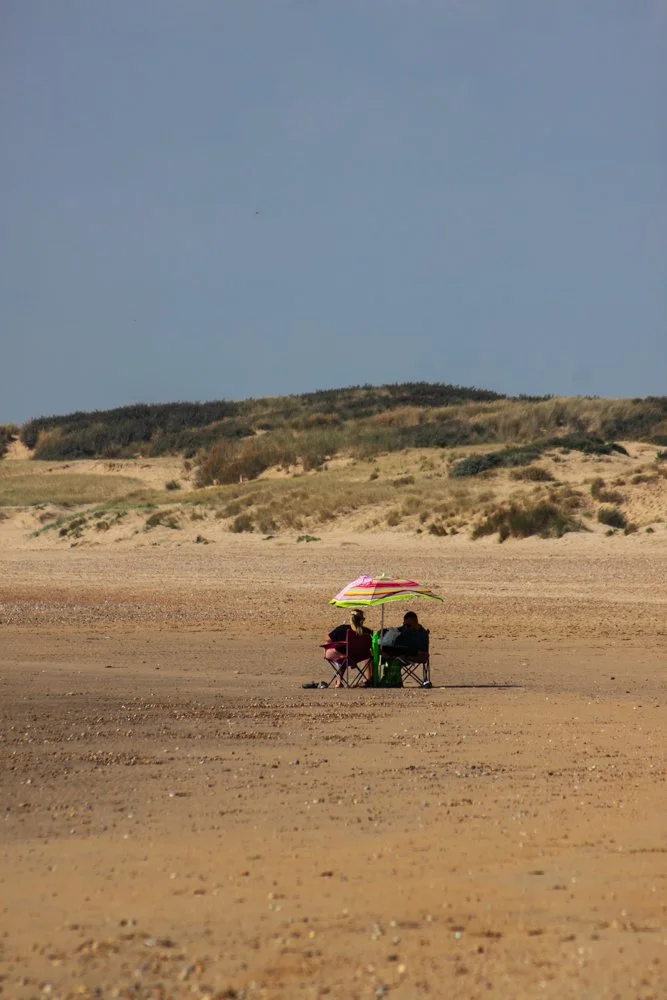 Beach to themselves - Camber Sands, Sussex