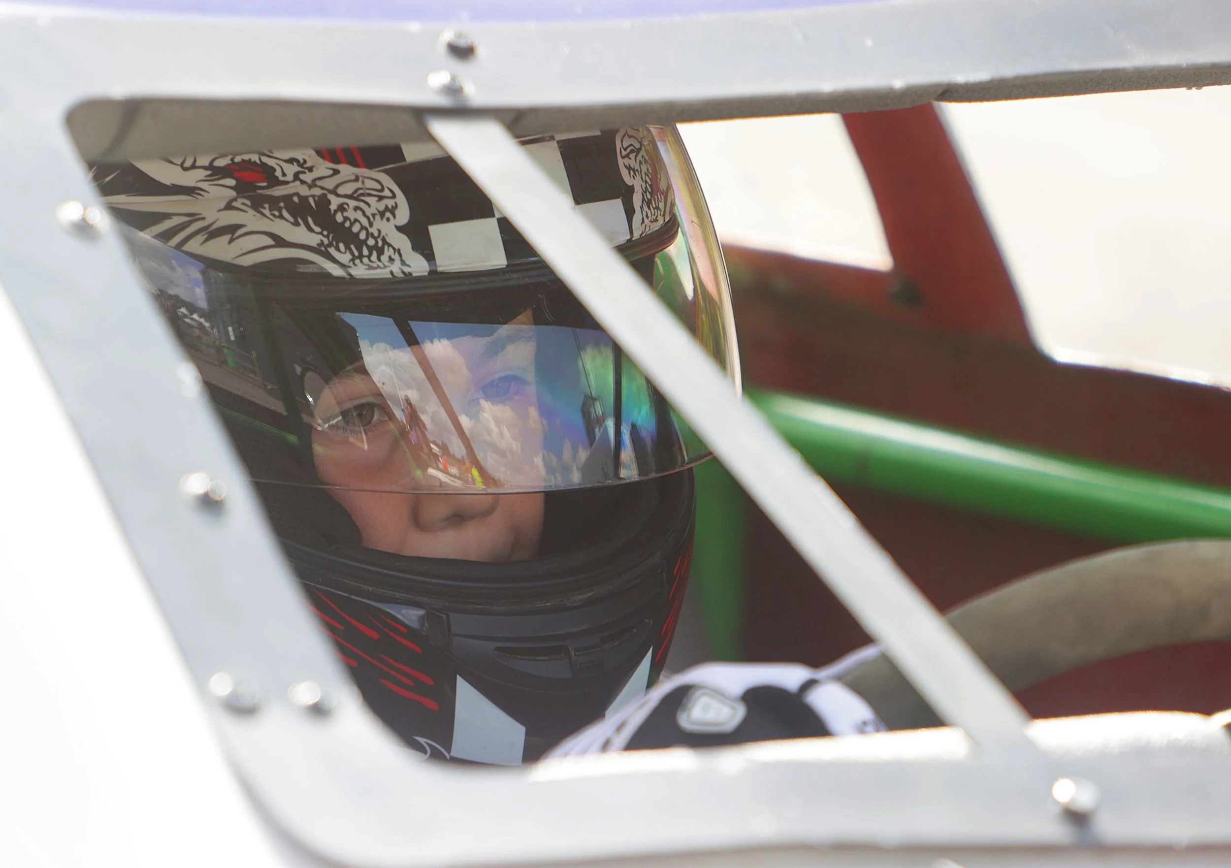 Strapped in and ready to go
