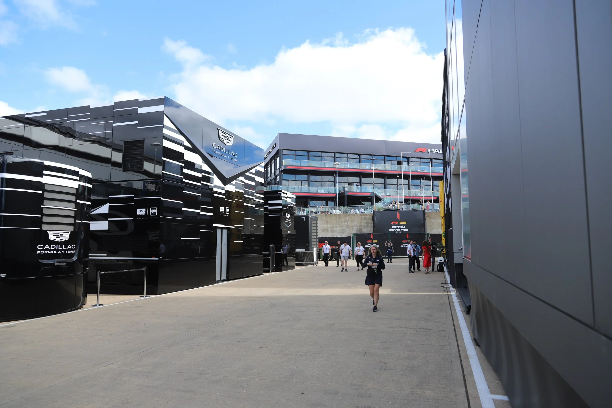 F1 Pits at the British GP at Silverstone 2026