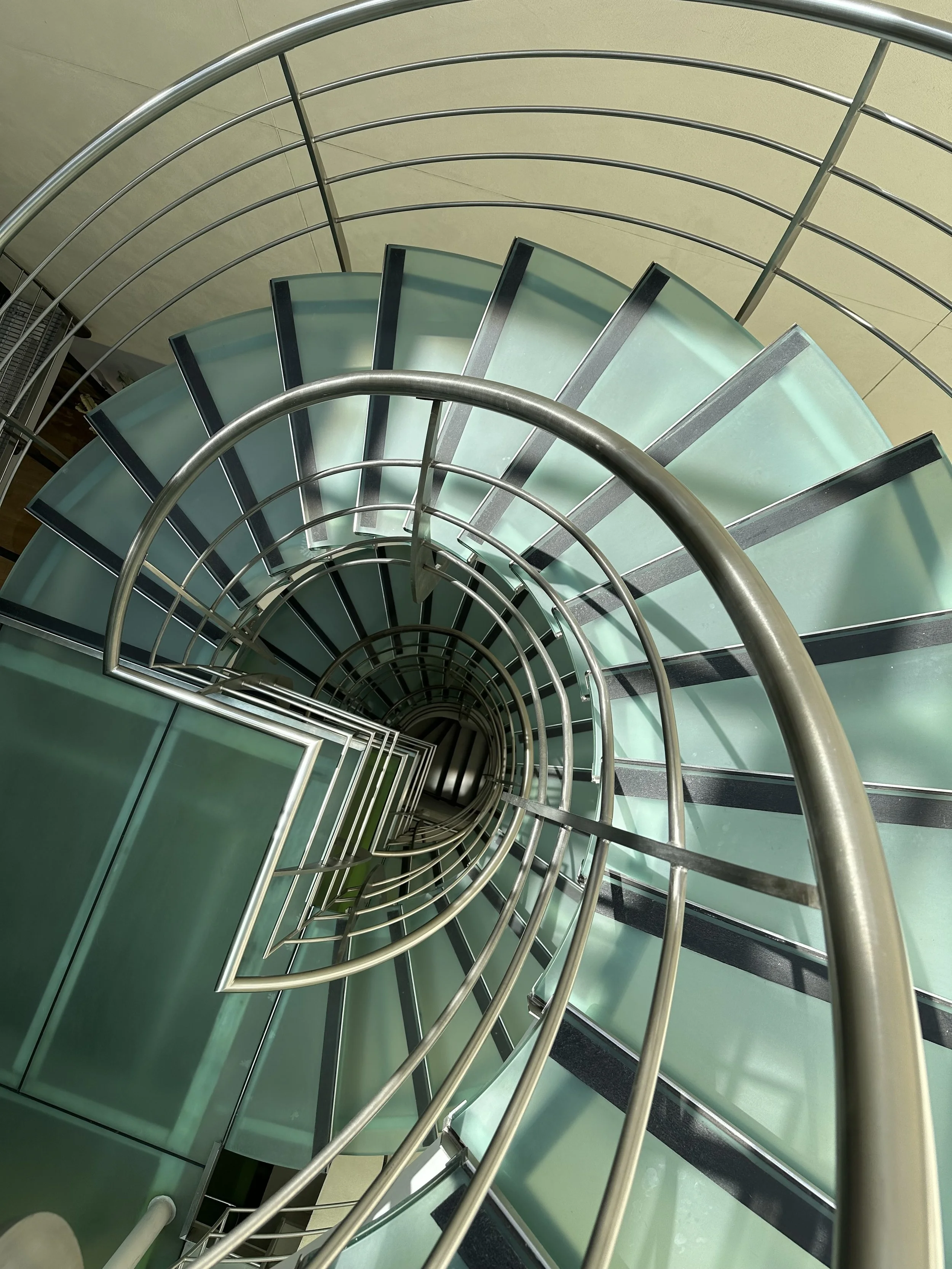 Glass Spiral staircase - London