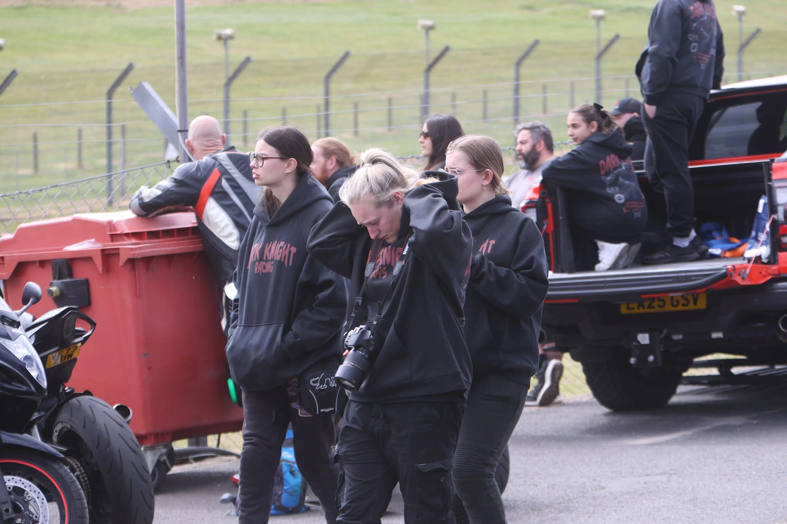 Life in the Pits for the Dark Knights Racing crew - MSV Bike Track day at Brands Hatch - 20 April 26