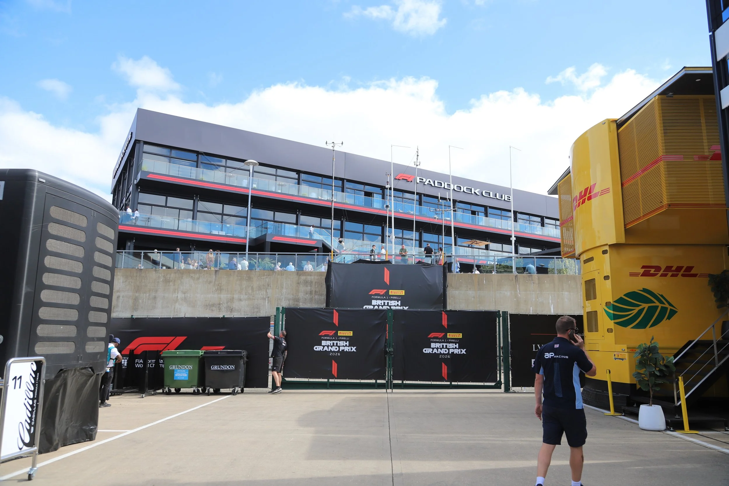 F1 Pits at the British GP at Silverstone 2026