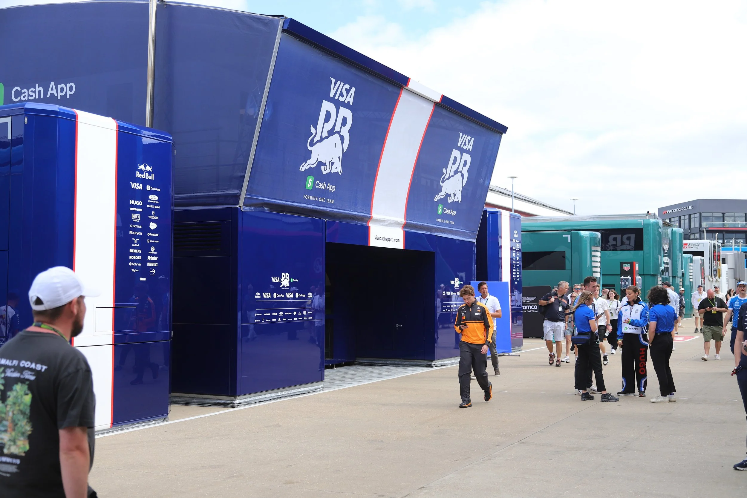 F1 Pits at the British GP at Silverstone 2026