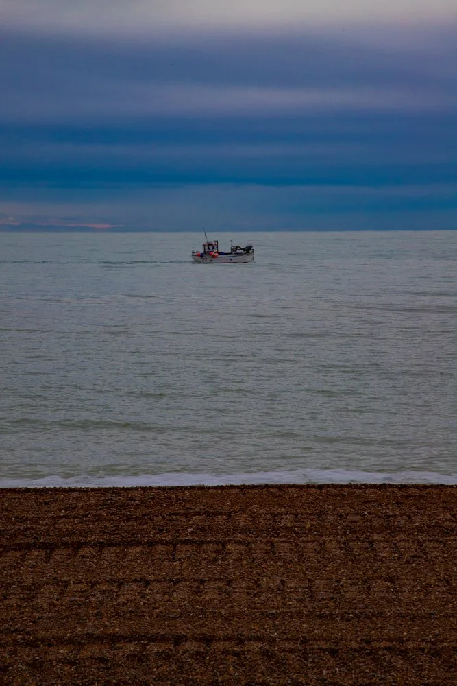 Rule of thirds fishing boat
