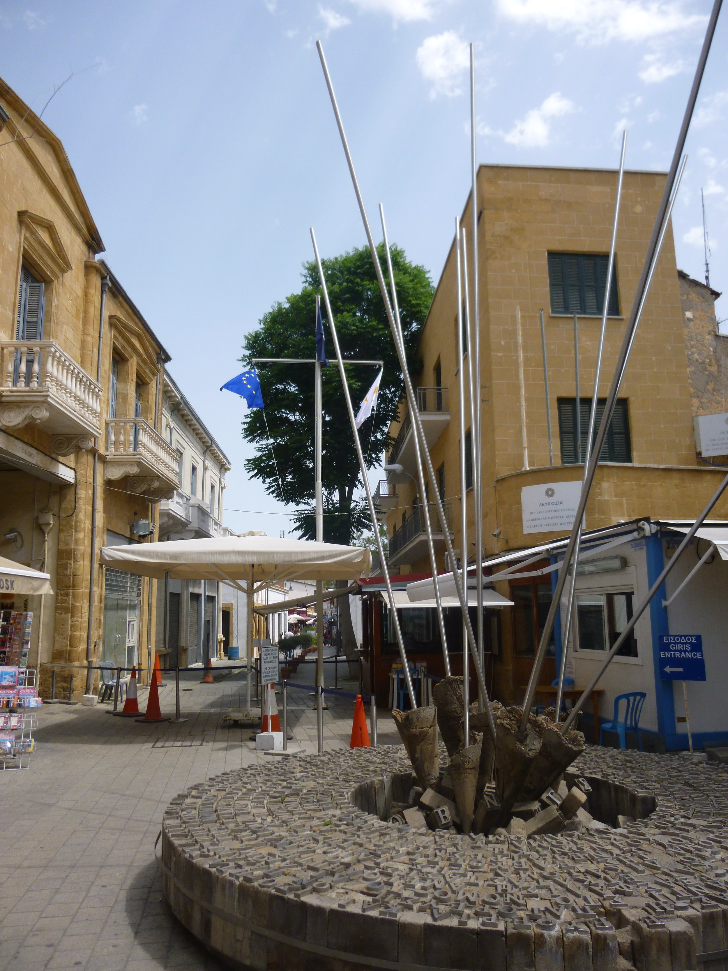 Boarder crossing, Nicosia, Cyprus