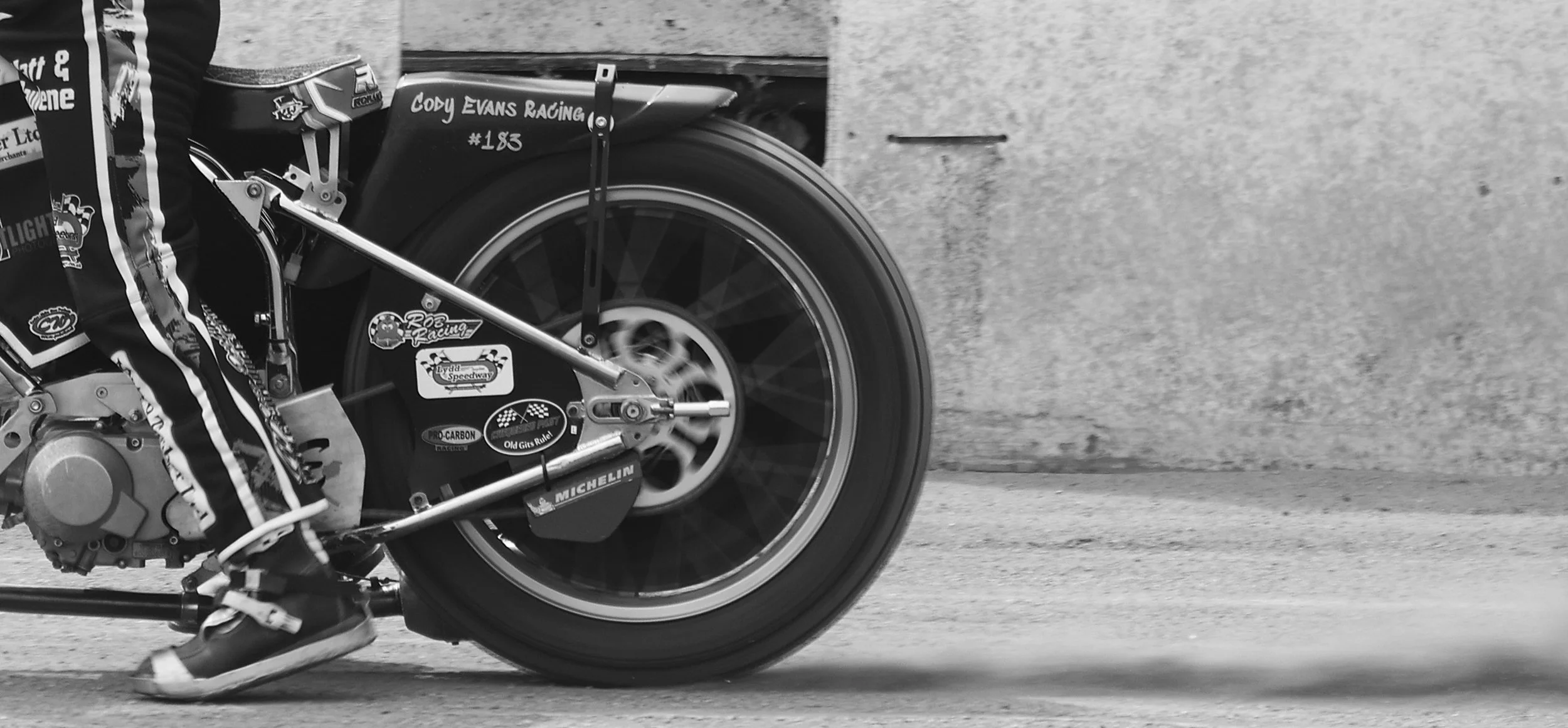 Black & White images - Lydd Speedway Practice day - 17 May 26