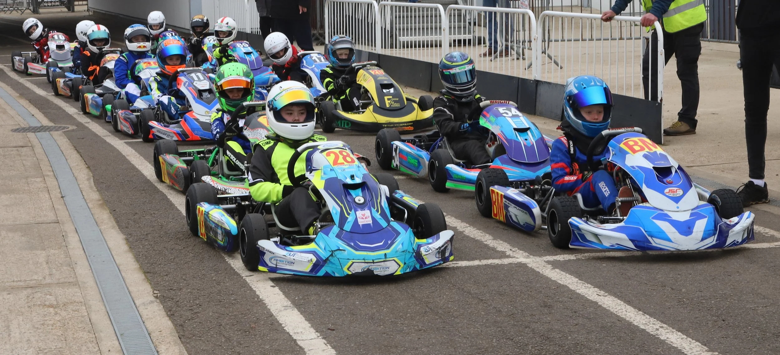 Lydd Kart Circuit - Competition Day - 08 March 26 - ready for the off