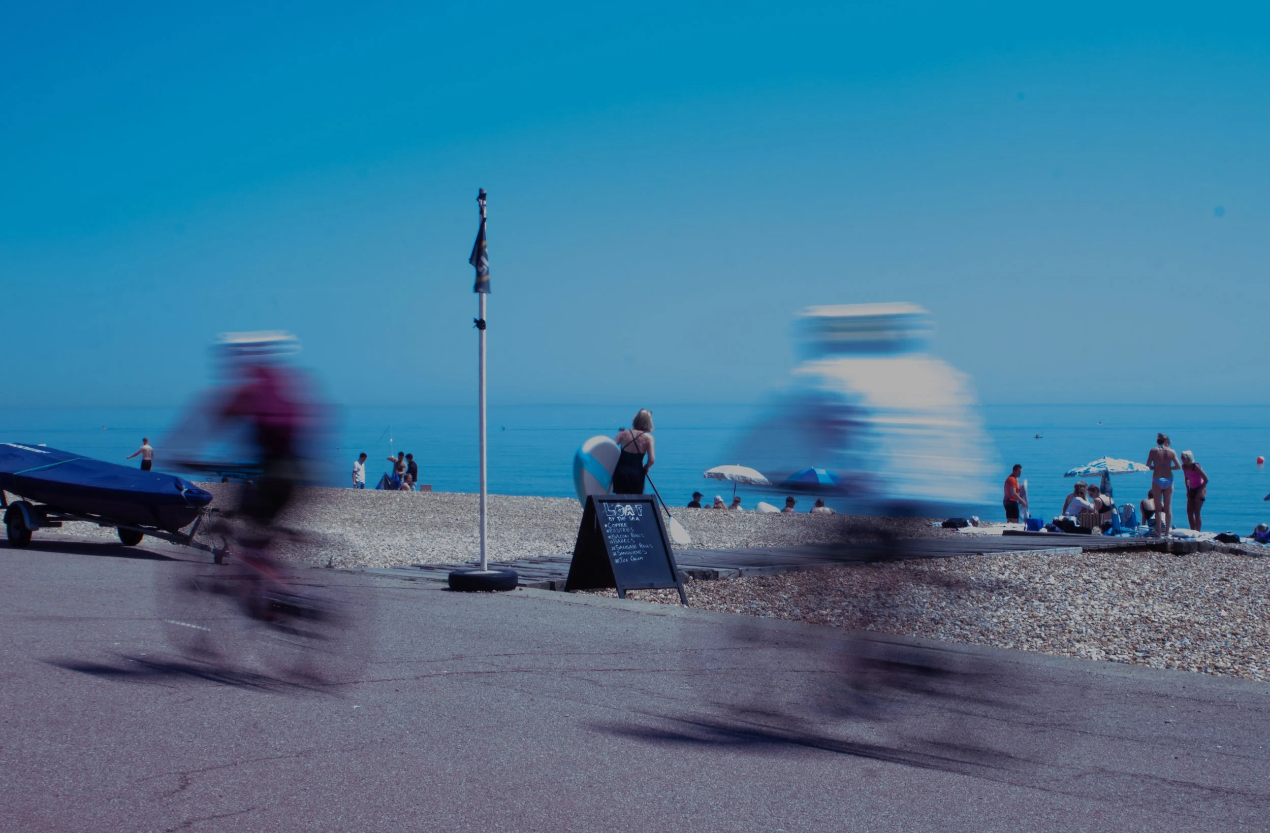 Hythe Beach - Slow shutter app