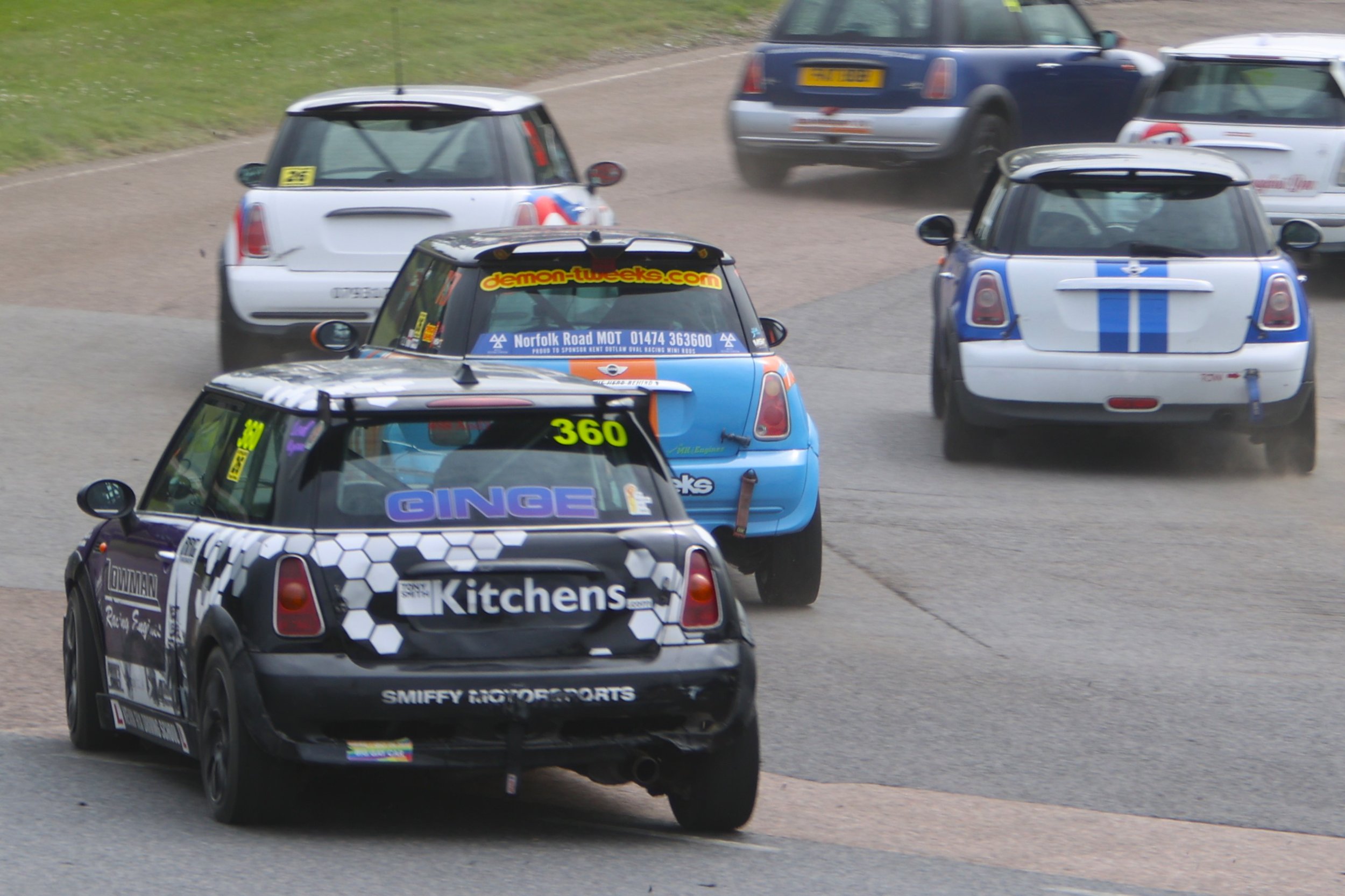 Minirods 'B' - Kent Outlaw Oval Racing (KOOR) - Lydden Hill - 20 June 26 