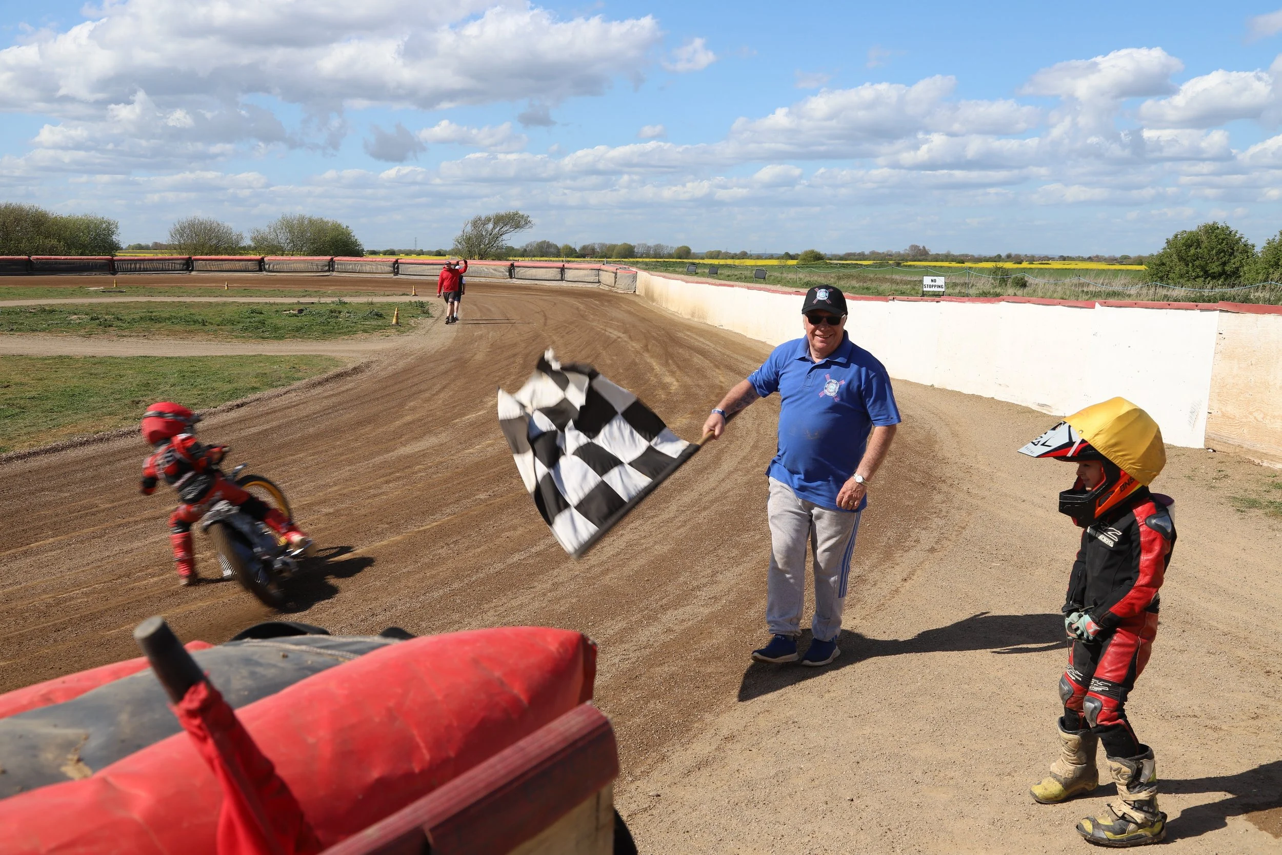 Crossing the line - Lydd Speedway practice day 18 Apr 26