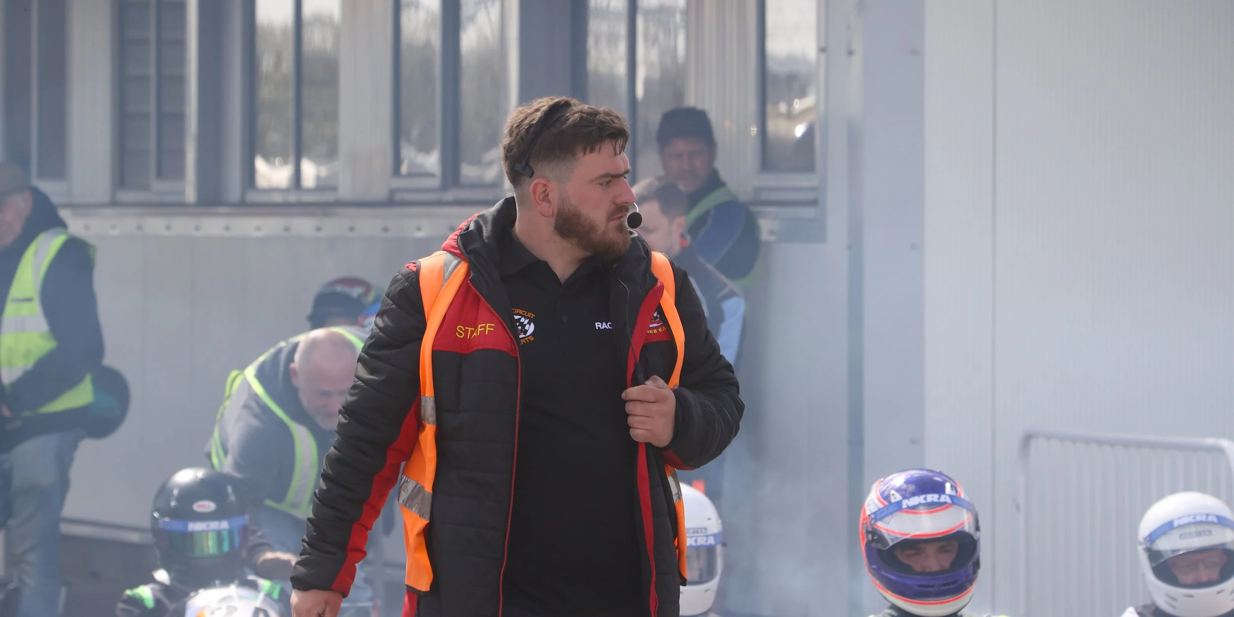 Jamie keeping the wheels turning