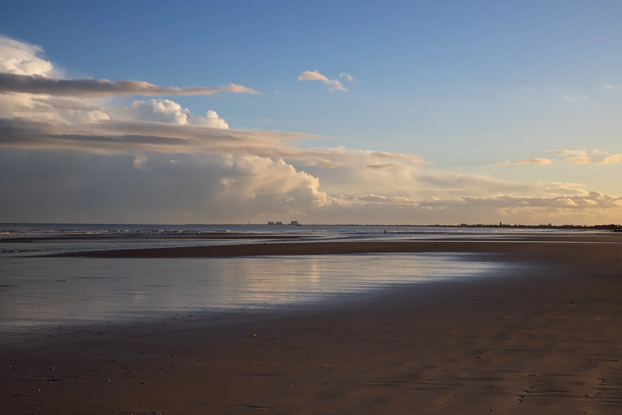 Sunset over Dymchurch Beach, Kent