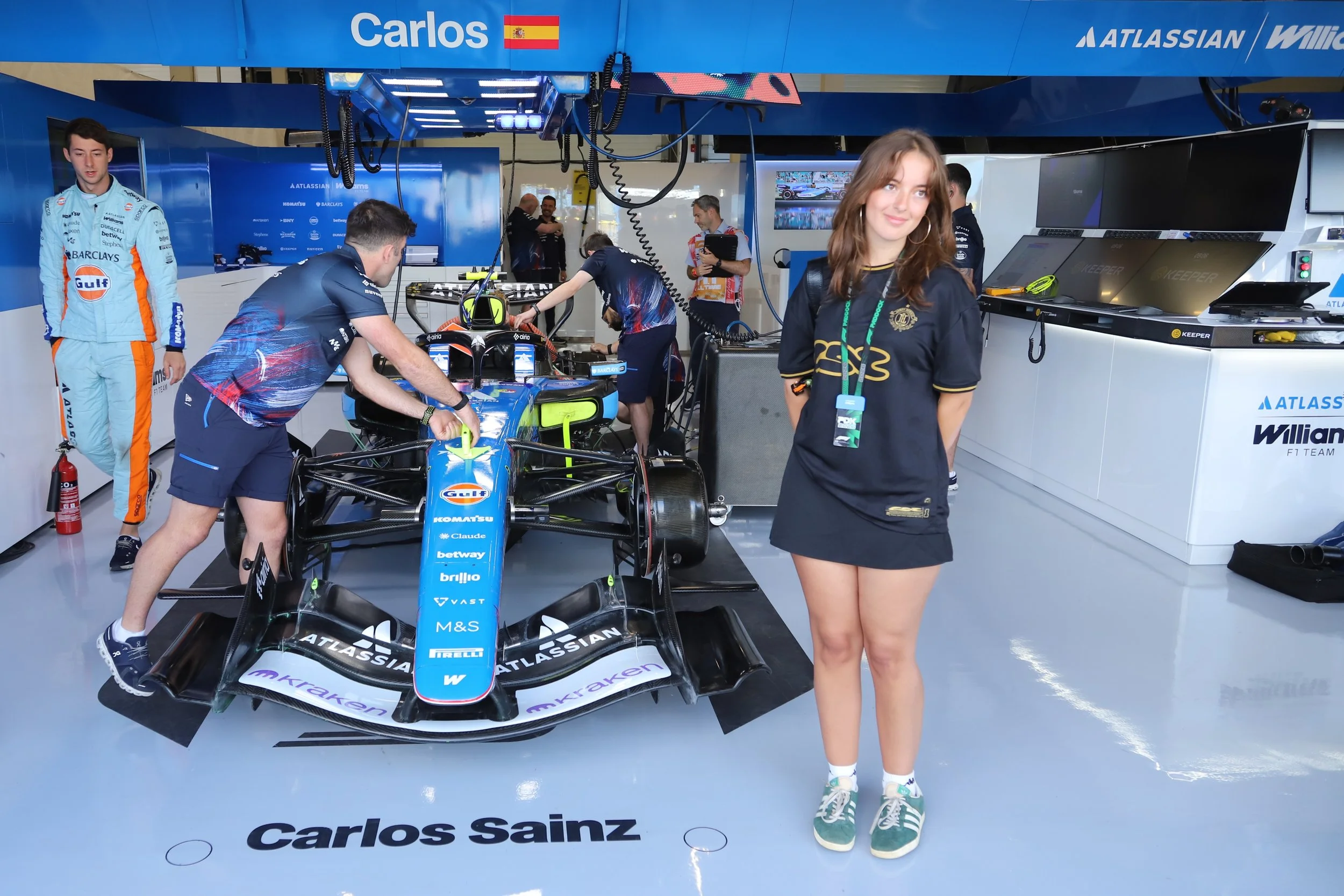 F1 Pits at the British GP at Silverstone 2026