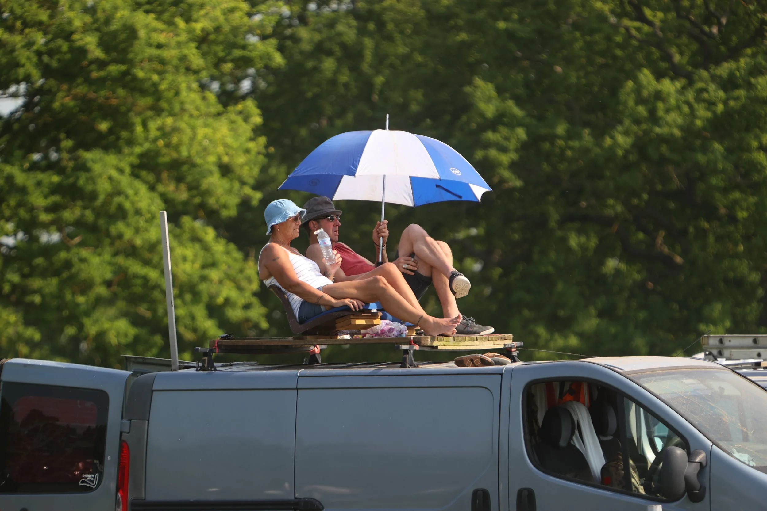 People & Pits - van with a view