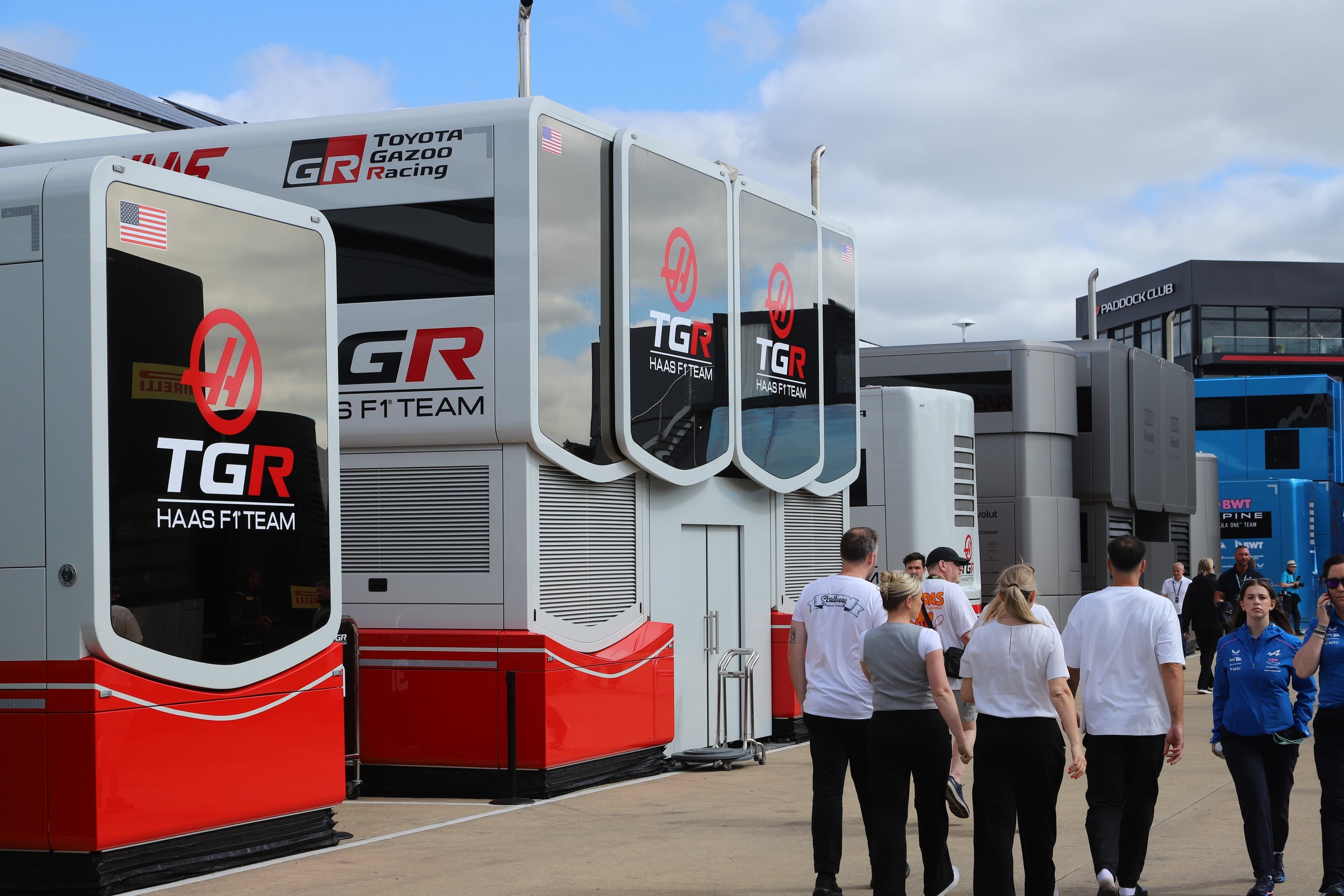 F1 Pits at the British GP at Silverstone 2026