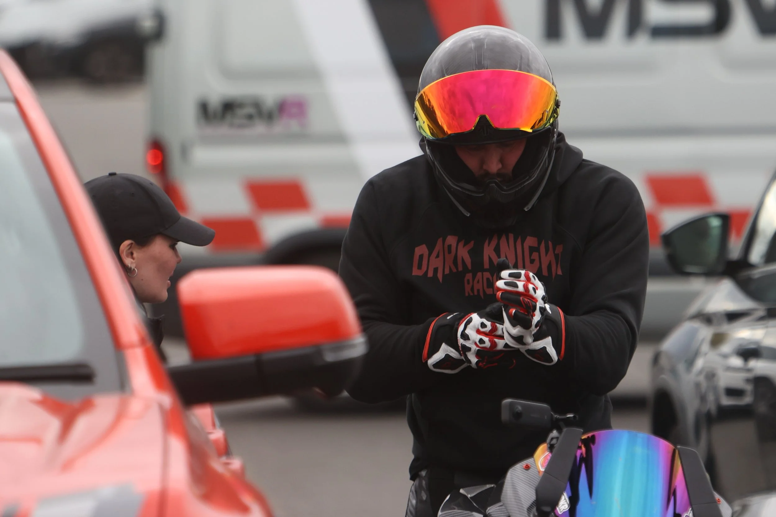 Life in the Pits for the Dark Knights Racing crew - MSV Bike Track day at Brands Hatch - 20 April 26