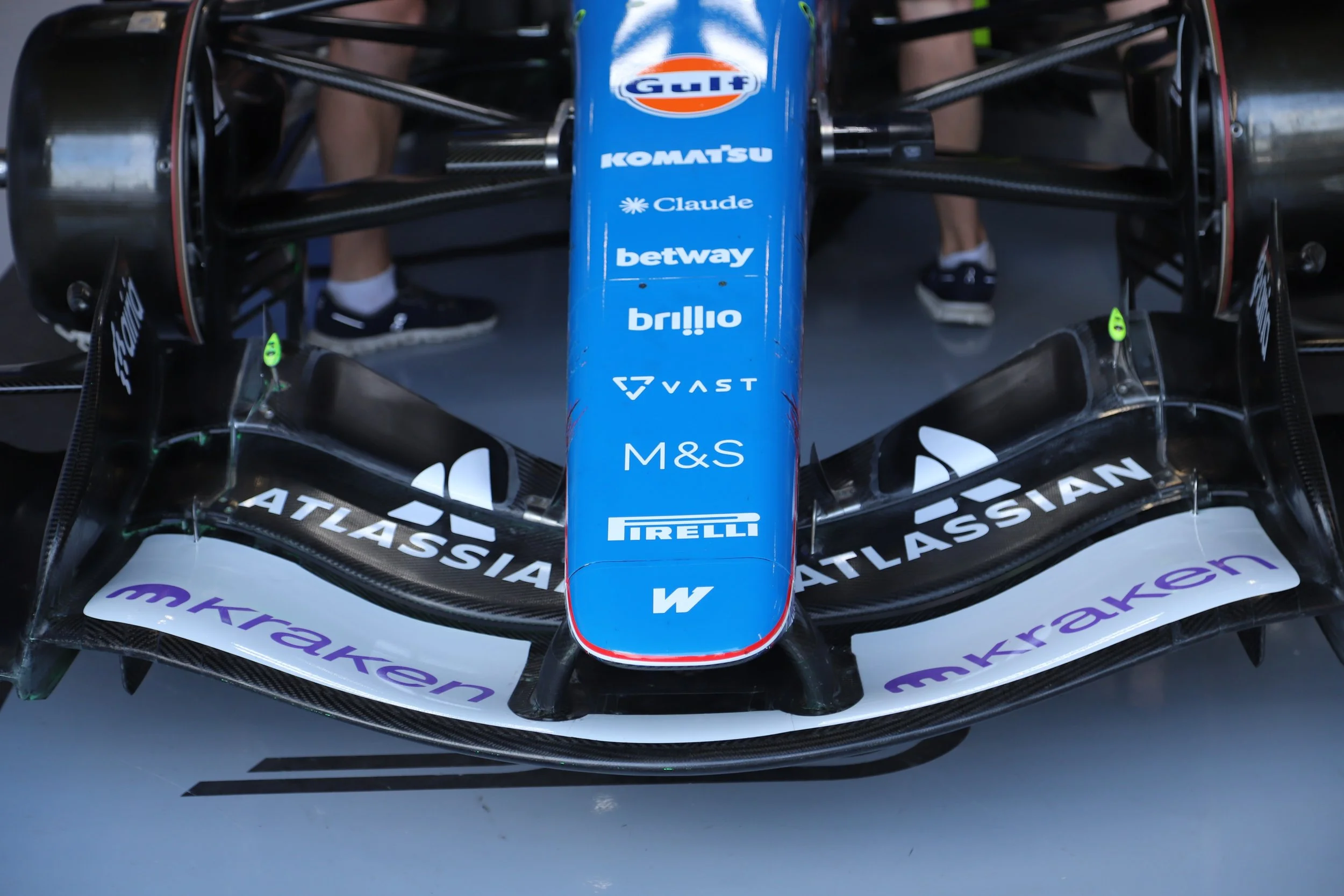 F1 Pits at the British GP at Silverstone 2026