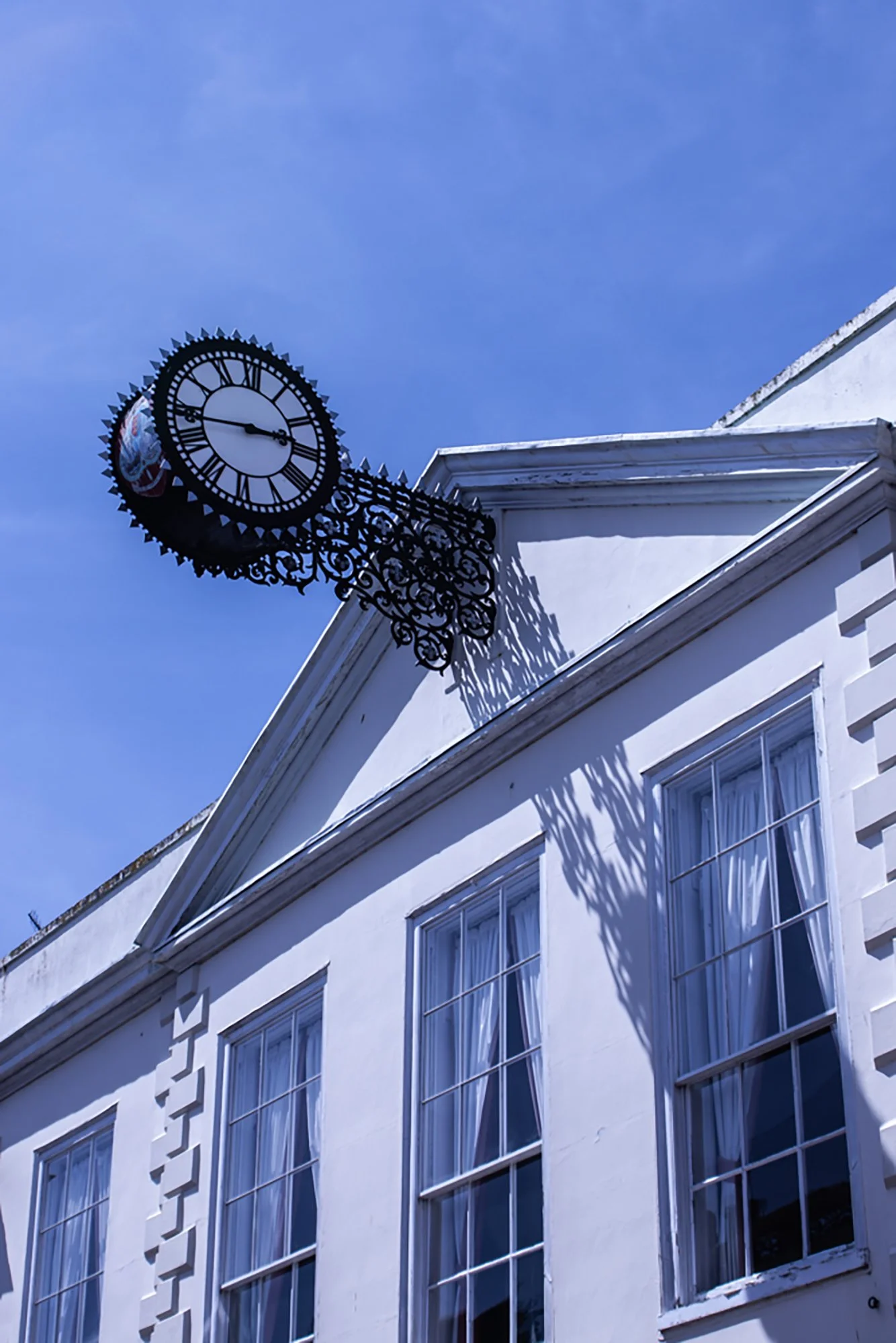 Clock on the Town Hall at Hythe, Kent