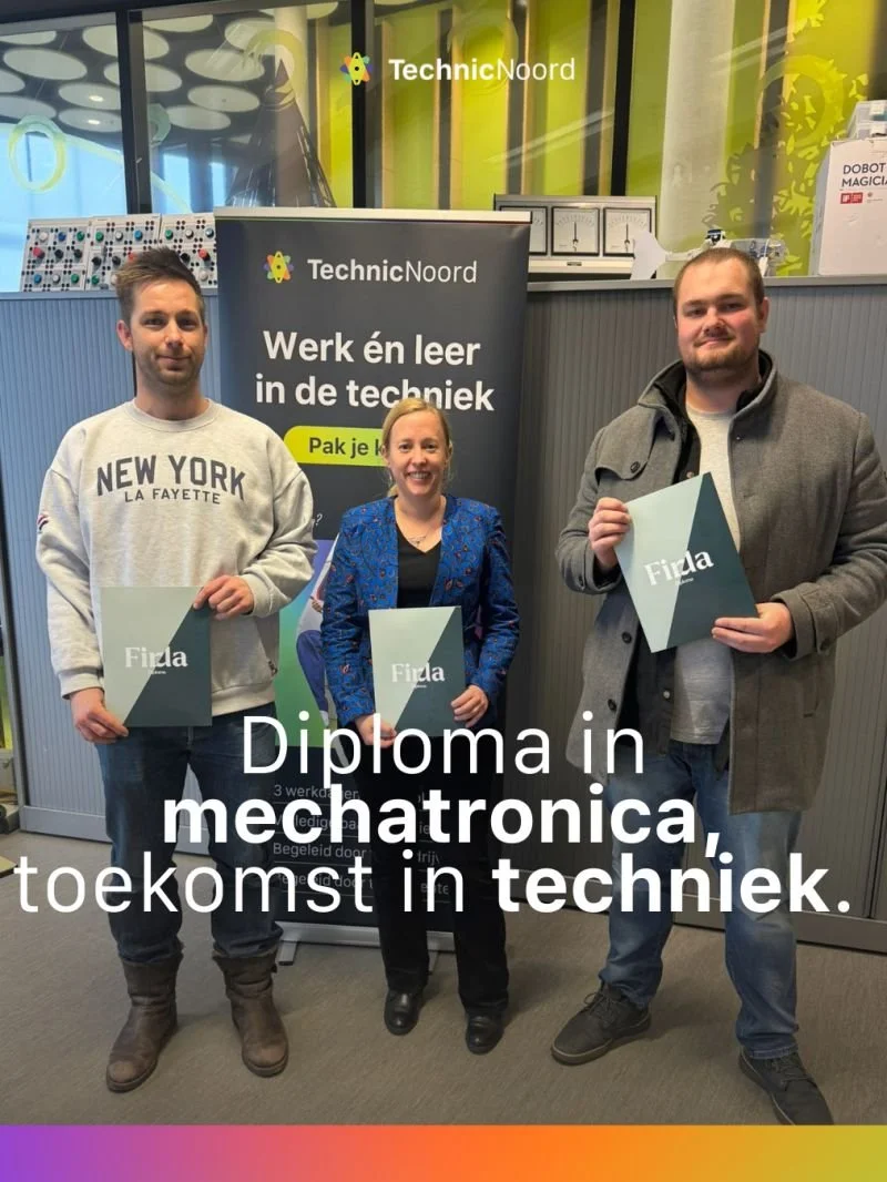 Drie makers van morgen geslaagd in Mechatronica