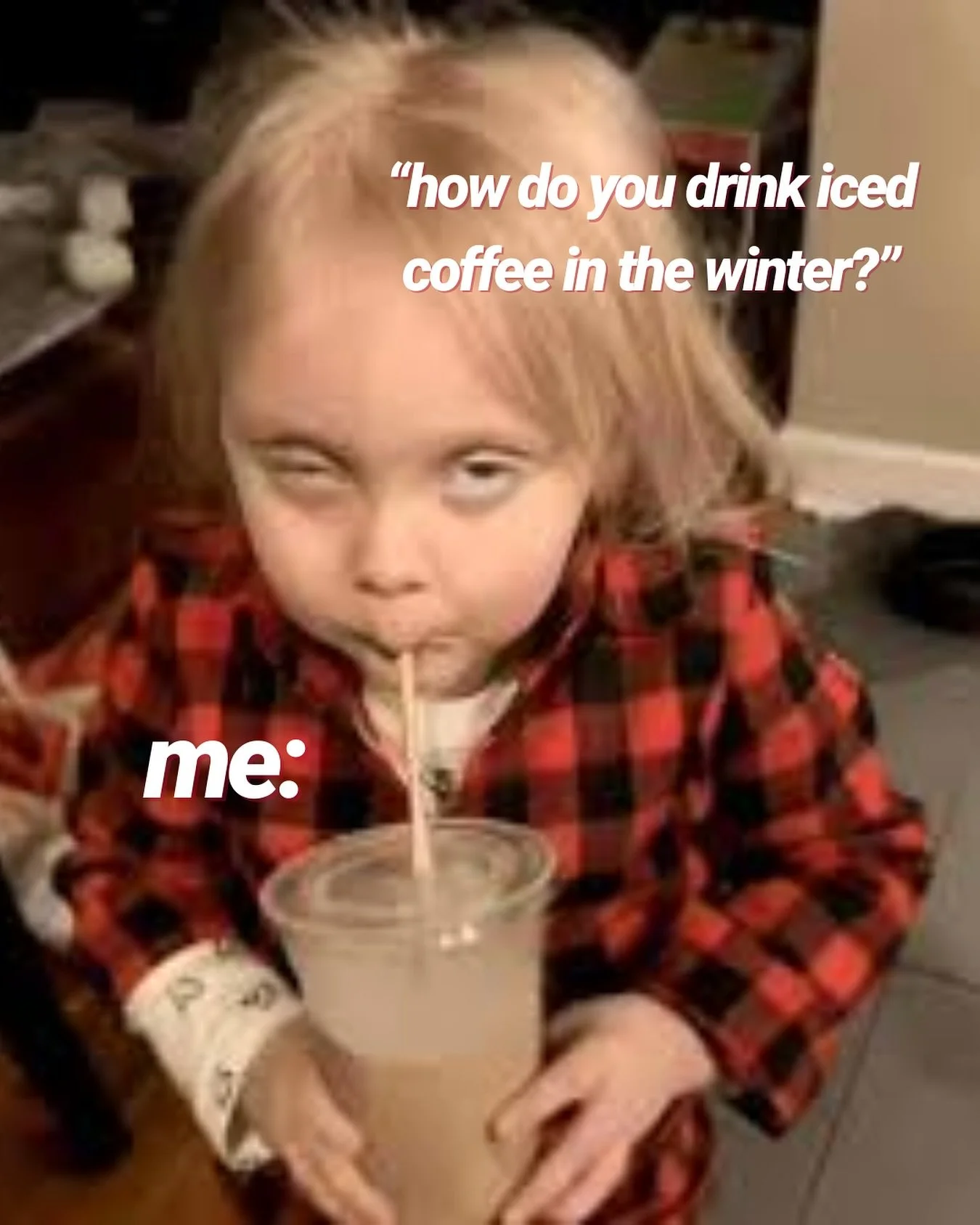 Ummmm&hellip; like this 🧊☕️😂✨