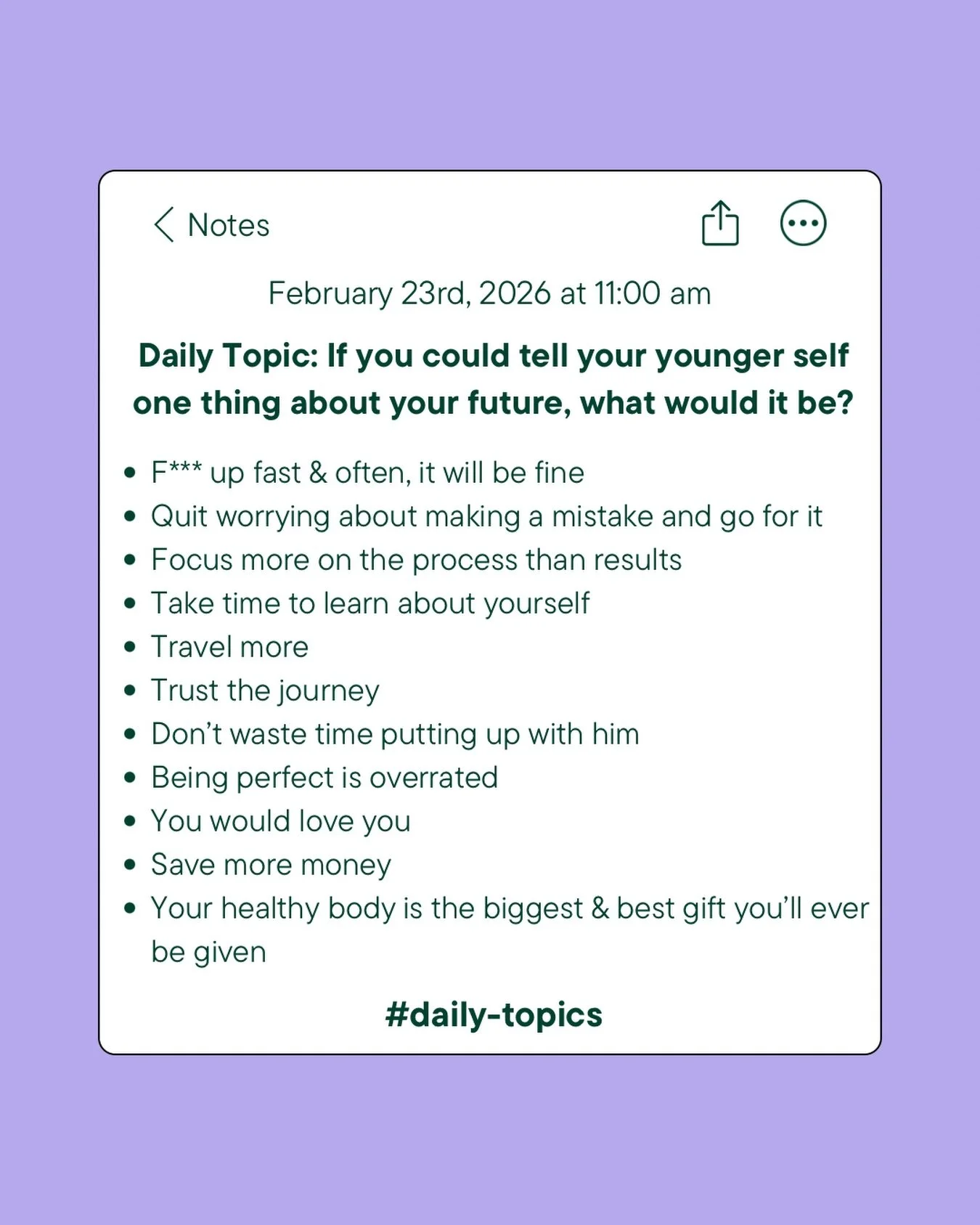 What would you tell your younger self? ✍️

Join the conversation on Slack! 
🔗 link in bio to register
#WorkLikeAGirl