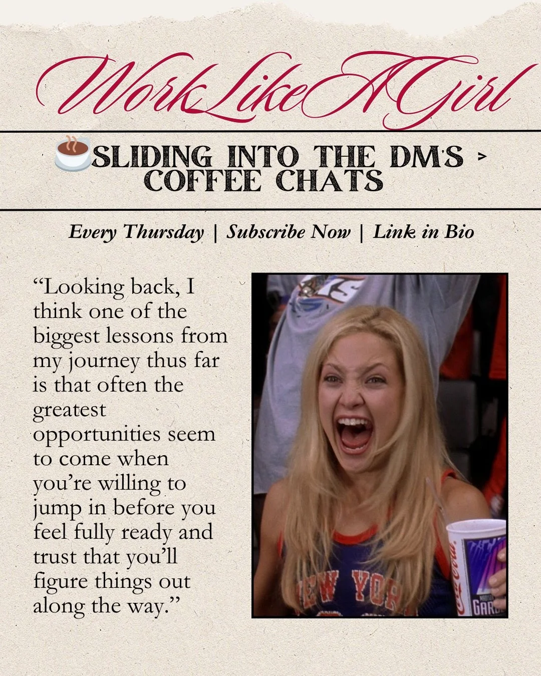 A taste of this week&rsquo;s chaos. The rest? Only in the newsletter. 😋💖

📰Sign up before next Thursday&rsquo;s drop
🔗Subscribe to our Substack in bio