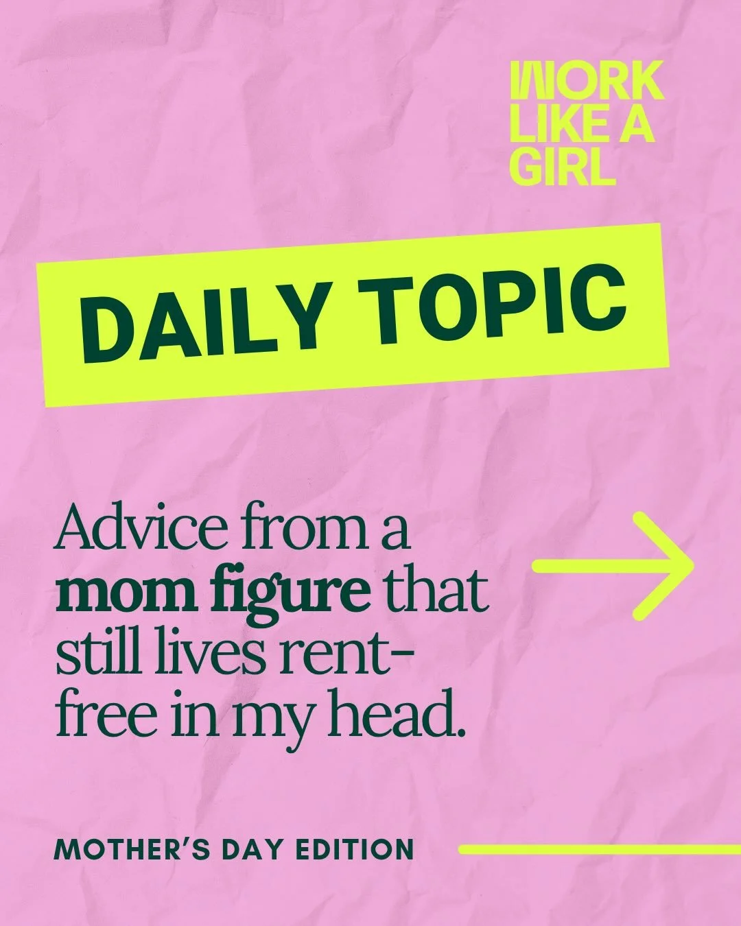 The mom figures in our lives don&rsquo;t always get credit &mdash; but their words? Unforgettable 💕

This week&rsquo;s Daily Topics were all about the women who shaped us &mdash; the good, the complicated, and the words we&rsquo;re still carrying.

