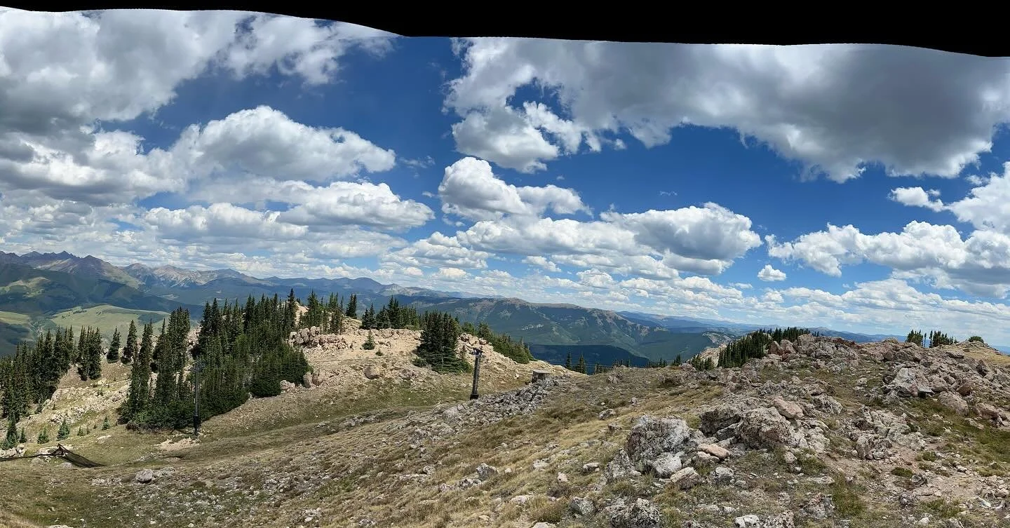 It all started yesterday at sea level then on to Crested Butte at 9350 for the night. Then what heck lets take the chair lift to 11500 and hike up to above tree level at 12000 feet. A mile hike doesn&rsquo;t sound like much but when feel like puffer 