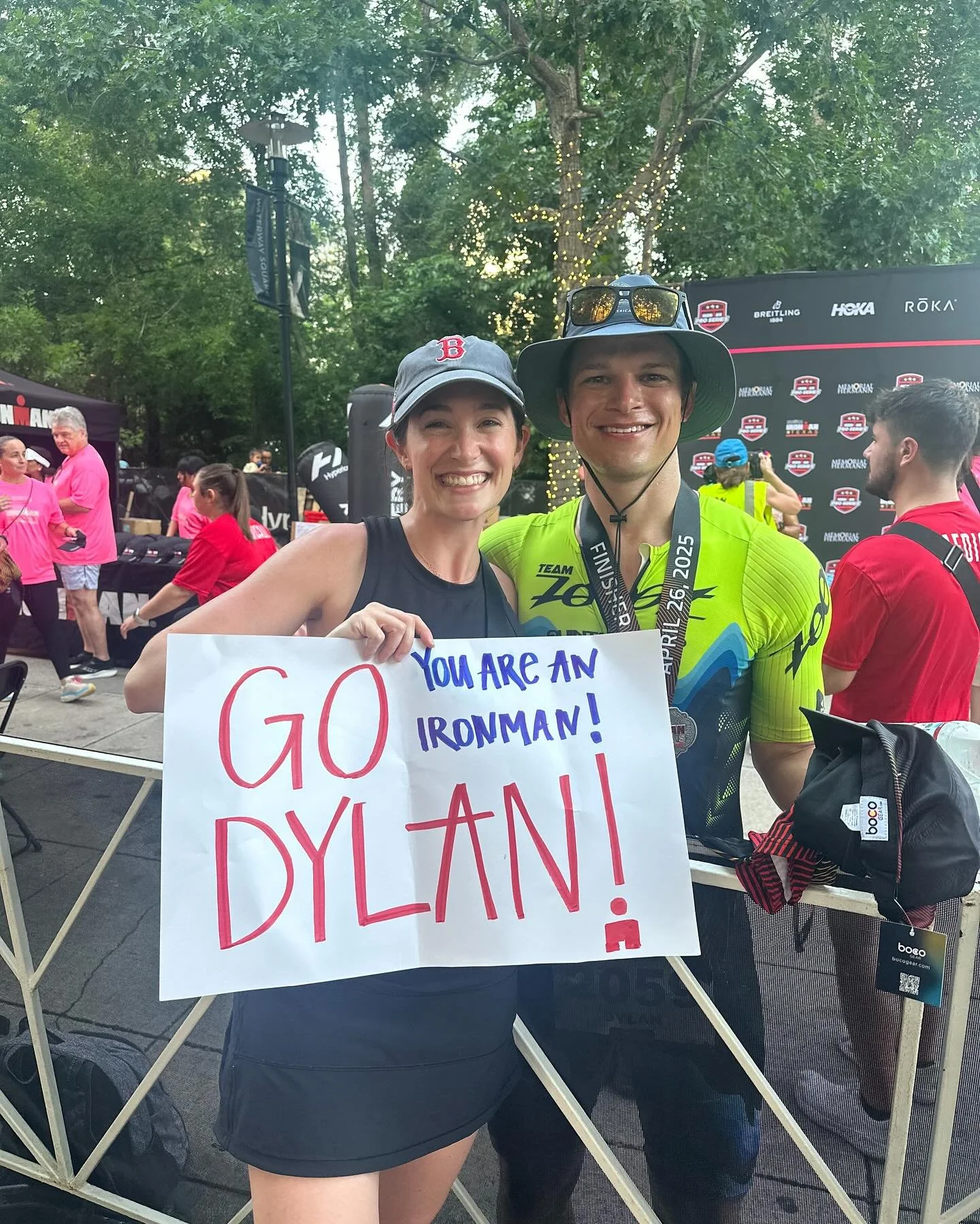 A challenging day of racing at IM Texas this week, especially for us Northeast folks. With temperatures nearing 90 and a wicked headwind two brave Catalyst team members persevered and had amazing results. Dylan, in his 2nd full distance Ironman stuck