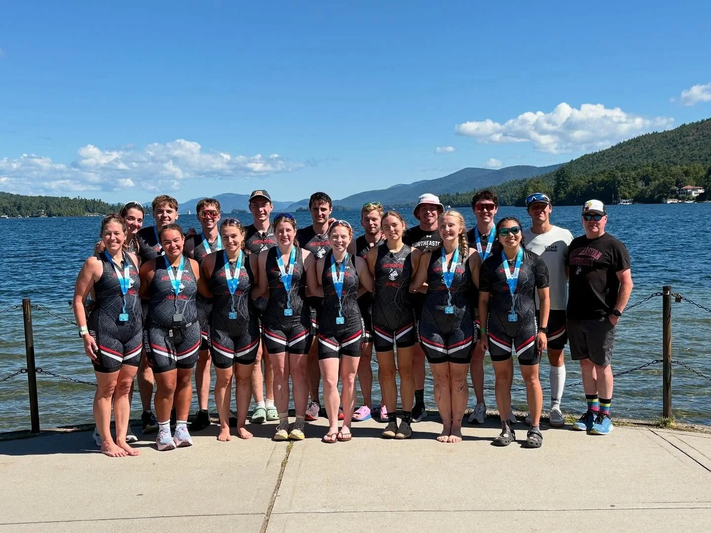 Another stellar weekend of racing for both the NUTT&rsquo;s and Age Groupers at the Alpha Wins Lake George Olympic Triathlon. 
For the Northeastern team everyone finished with a smile and jacked for the day. Jonathan O coming in third for the Northea