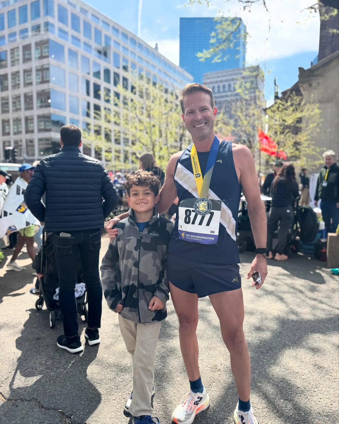 Yesterday was the 129th running of the Boston Marathon. It was a light year for Catalyst athletes competing in the race this year with only 2 competitors.
Ken, above, did not have his best day fighting Achilles tendinitis going into the race which fl