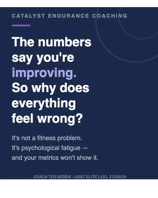 Eight weeks in. Numbers going up. And yet &mdash; you're dreading the sessions, snapping at people, and somewhere in the back of your mind asking: why am I even doing this?

That's not a fitness problem. That's psychological fatigue &mdash; and your 