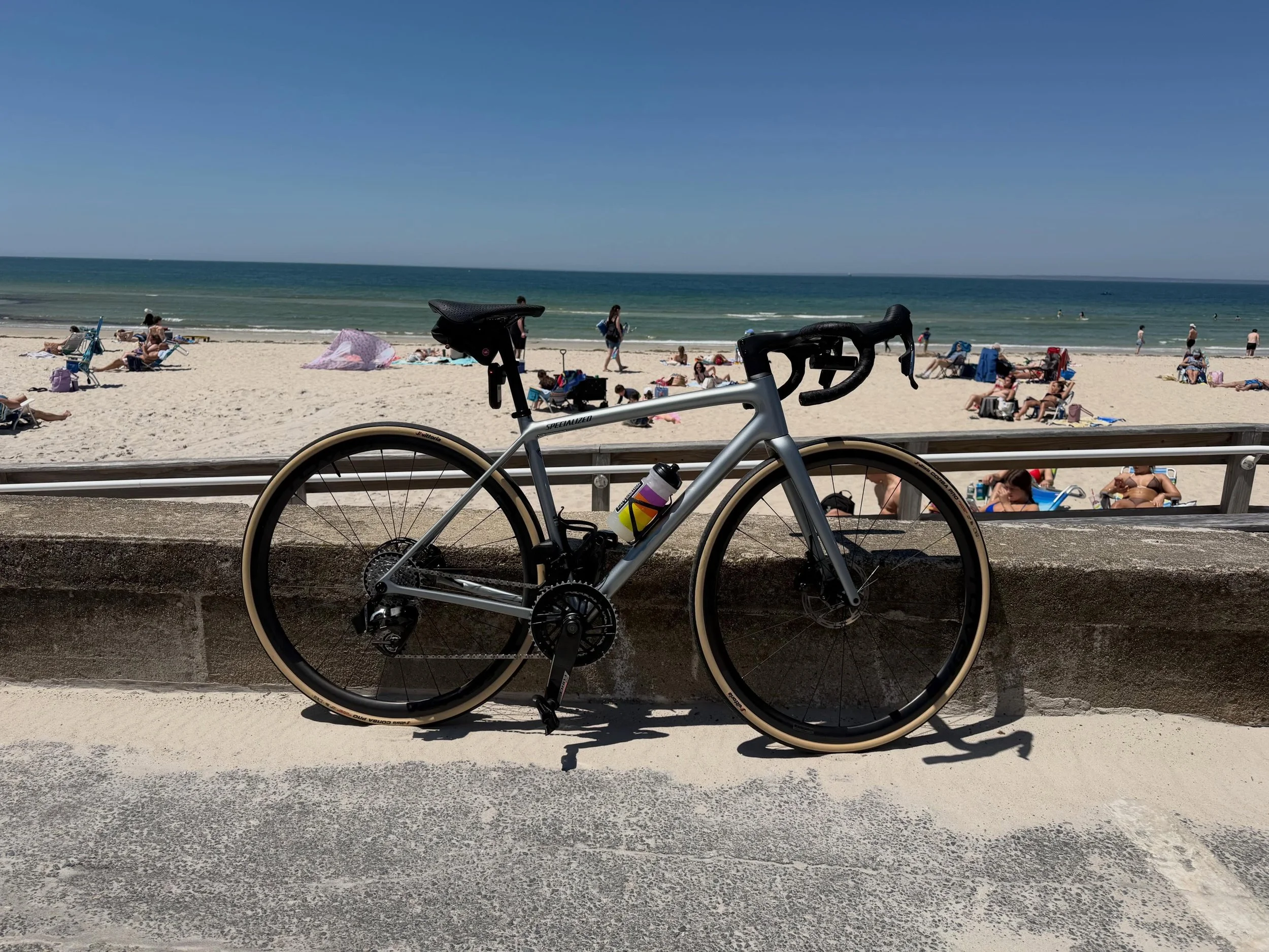I&rsquo;d like to welcome Celeste, the newest whip to my collection. Got in a nice easy recovery ride in the stellar weather after 15 hours of splitting wood this weekend. Quite the amazing ride. #triathlete #triathlon #iamspecialized #specializedaet