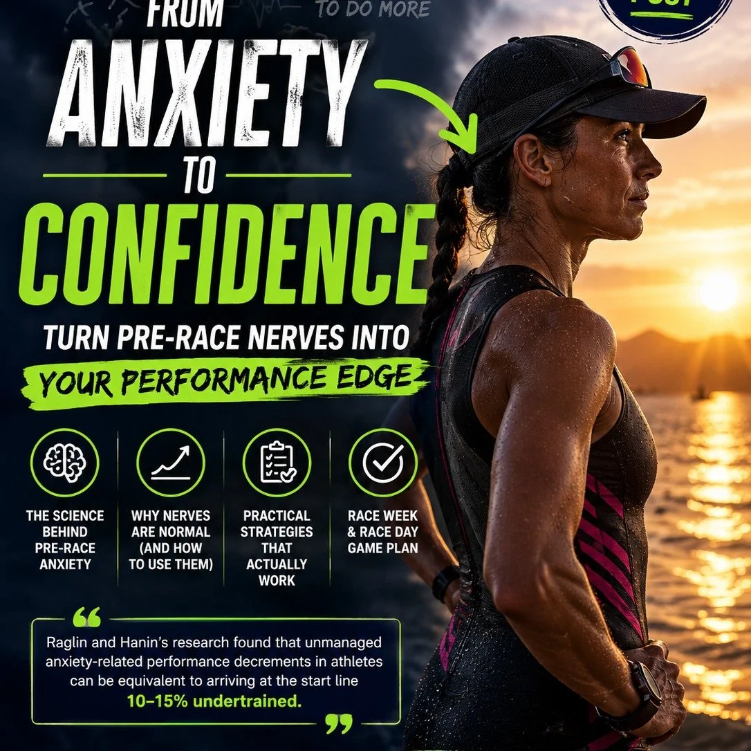 Still carrying more anxiety than your training warrants?

Race season is here &mdash; and for most athletes, the nerves arrive right along with the taper.

The sleepless night. The second-guessing. The quiet voice asking if you've done enough.

Here'