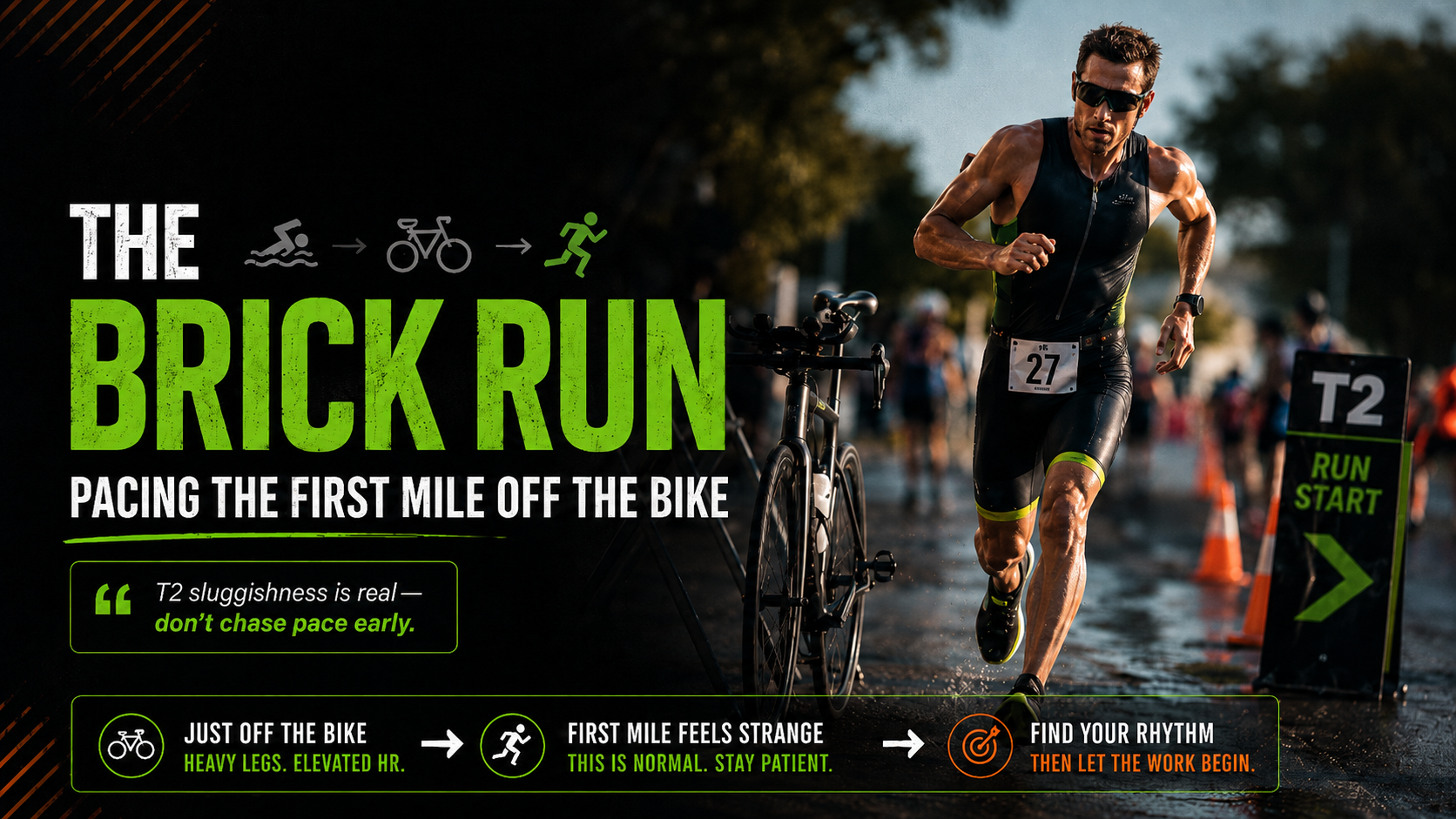 The Brick Run — Pacing the First few Miles Off the Bike