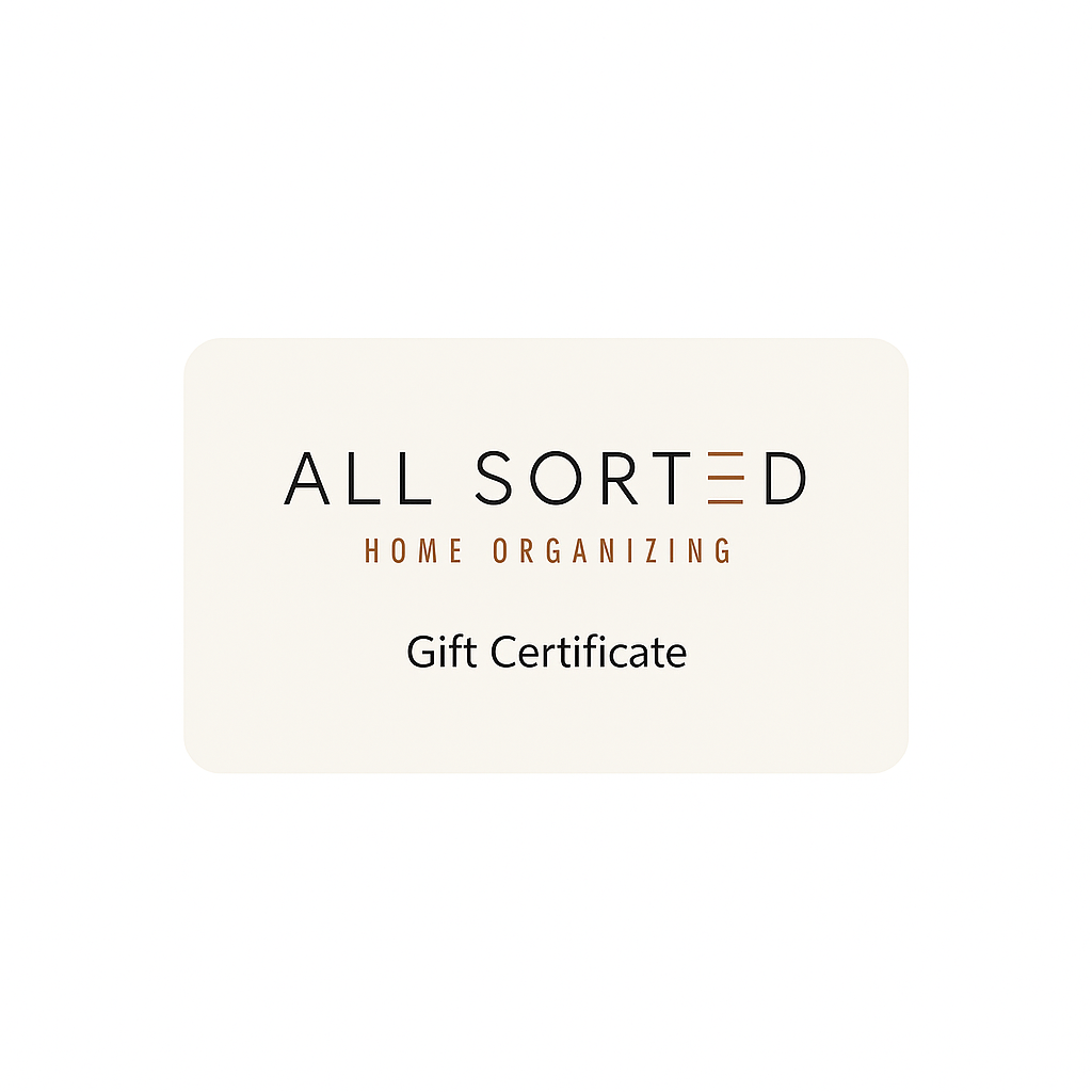 All Sorted Gift Certificate